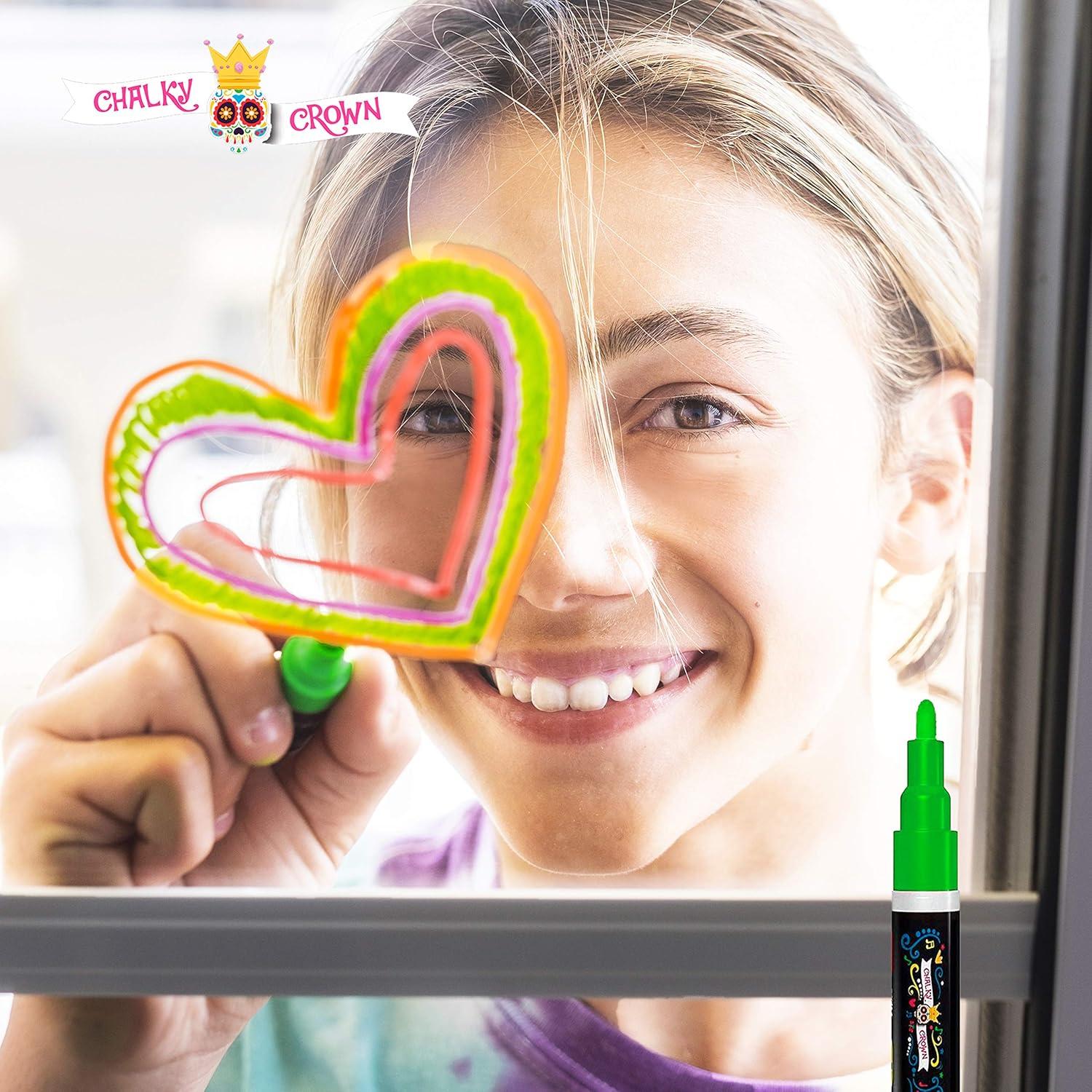 Marcadores de Pintura Acrílica CORONA CHALKY 3mm - Paquete de 12