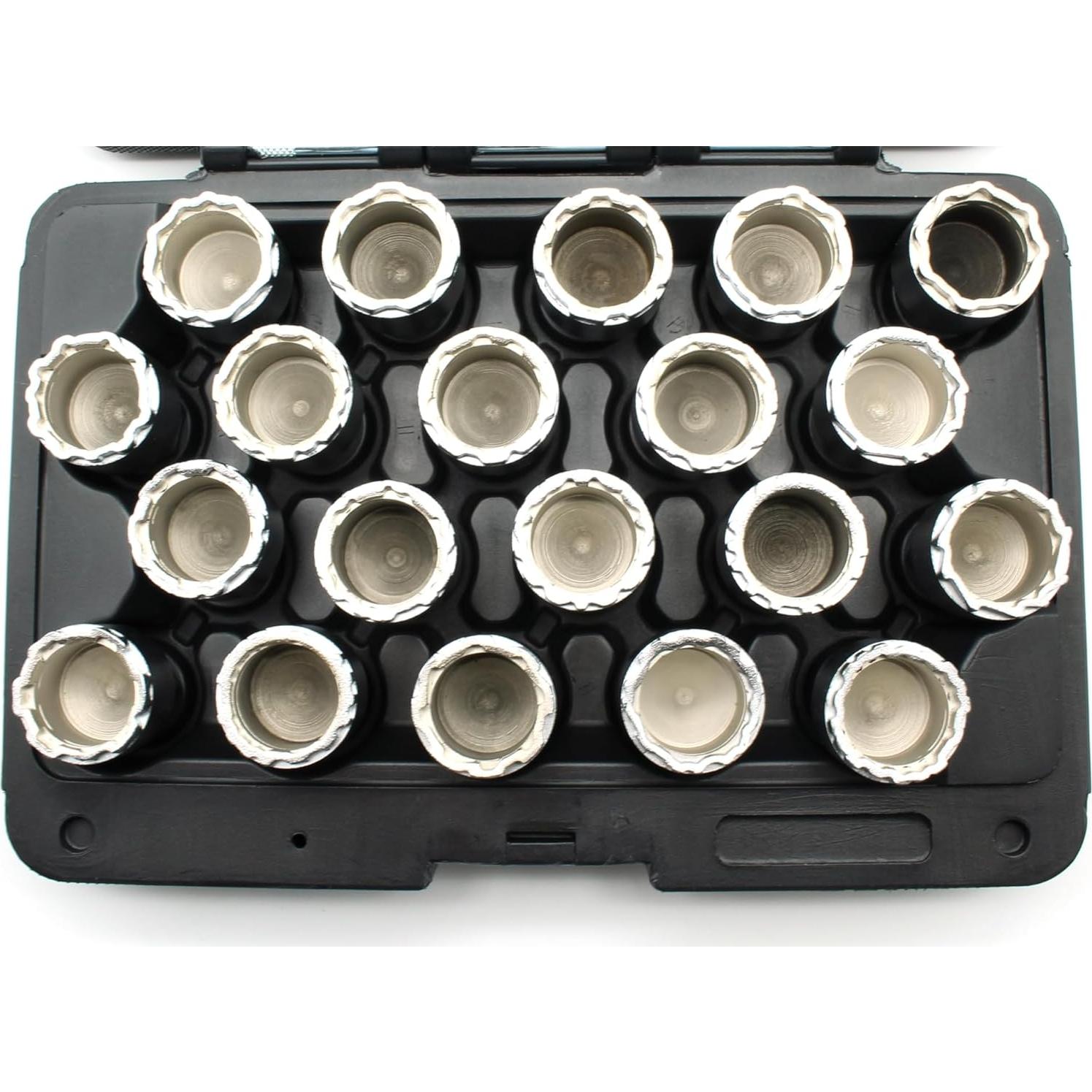 Juego de 20 Llaves de Extracción Antirrobo para Volvo TMAX