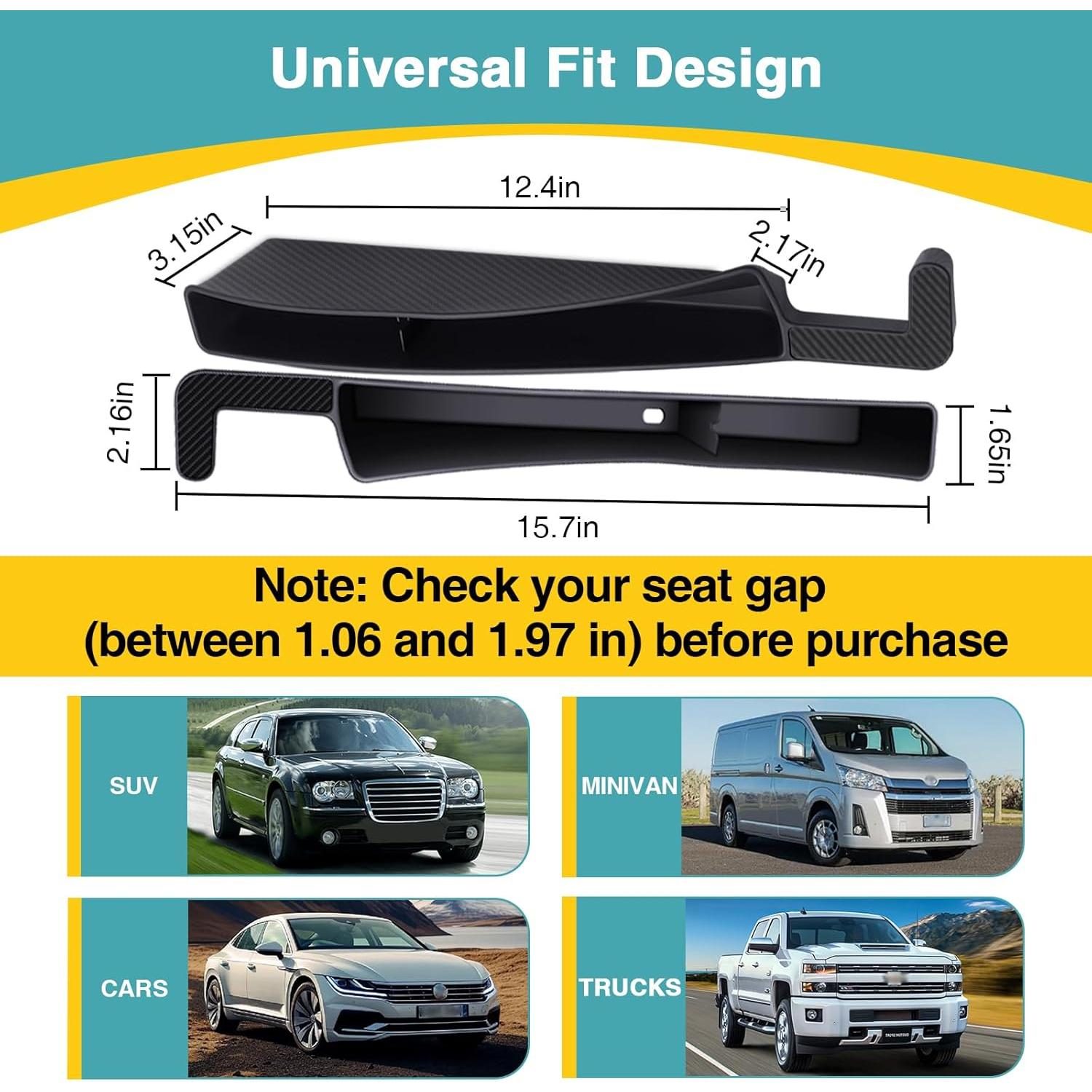 Organizador de Asiento de Coche ZYMBU CSFO607 - Negro