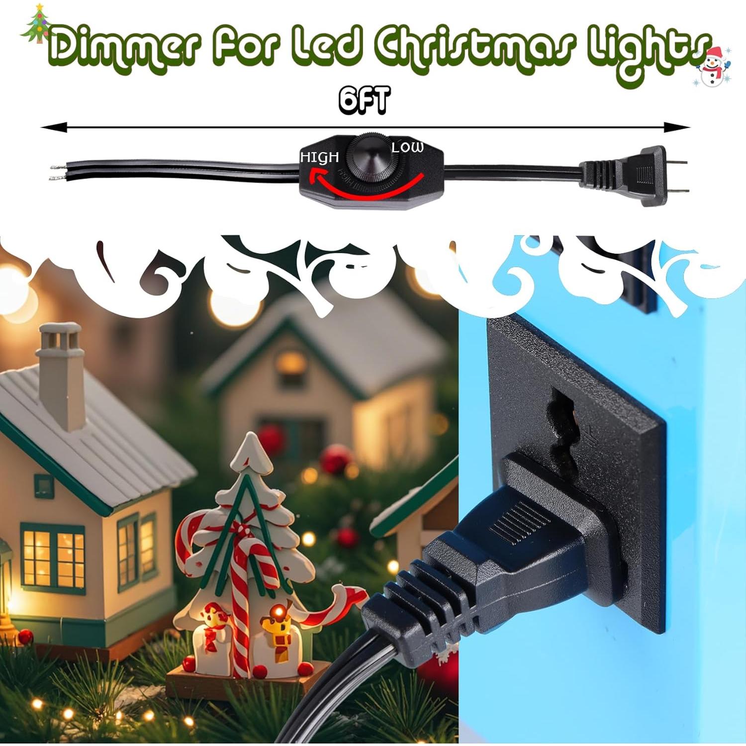 Interruptor Regulable Leymays 1.8M para Lámparas 100W Negro