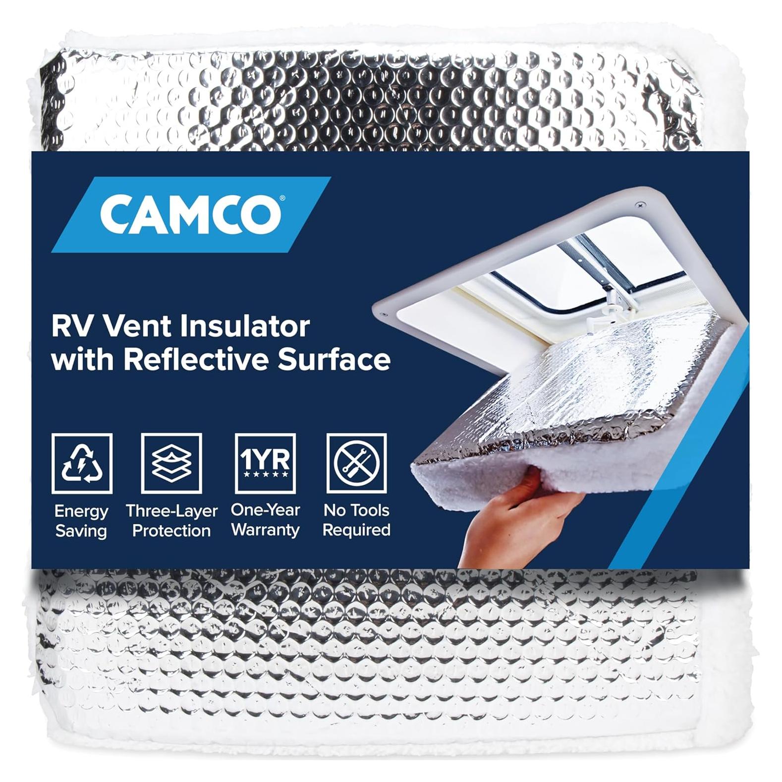 Aislante de Ventilación Camco 14" para RV - 3 Capas UV