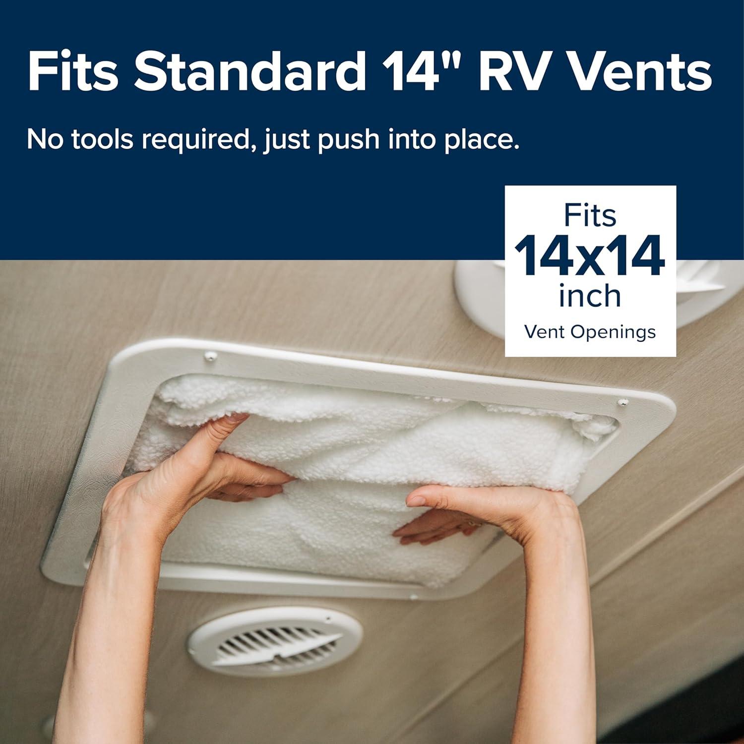 Aislante de Ventilación Camco 14" para RV - 3 Capas UV