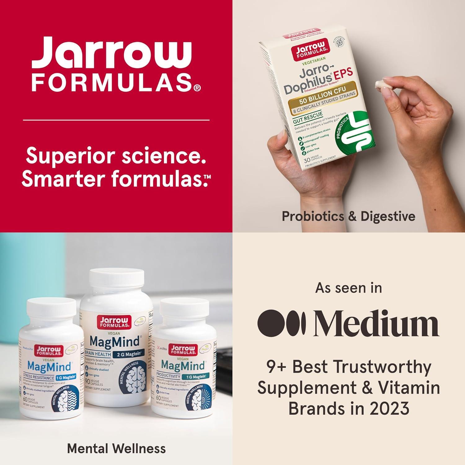 Probióticos Jarrow Formulas Jarro-Dophilus EPS 60 Cápsulas