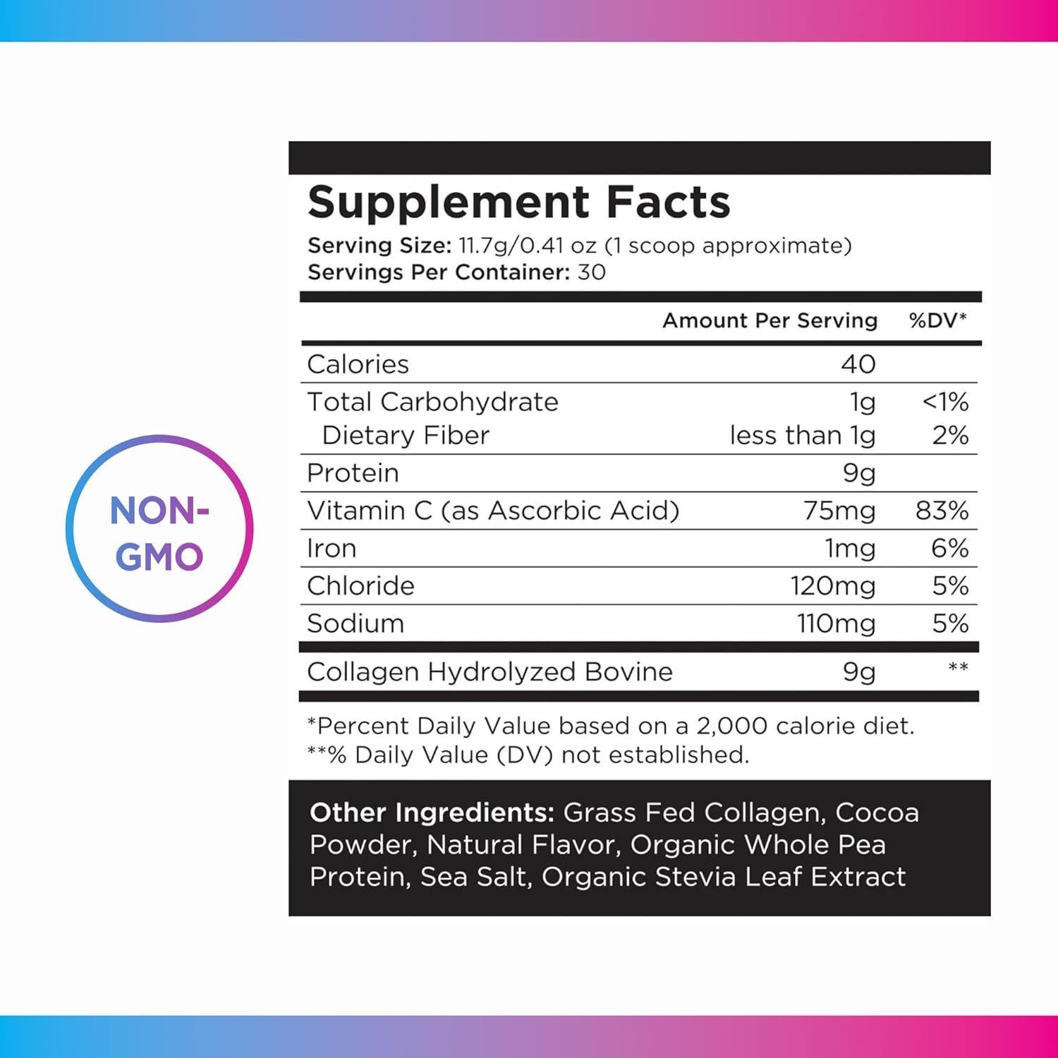 Polvo de colágeno chocolate Livingood Daily 348.7g con Vitamina C