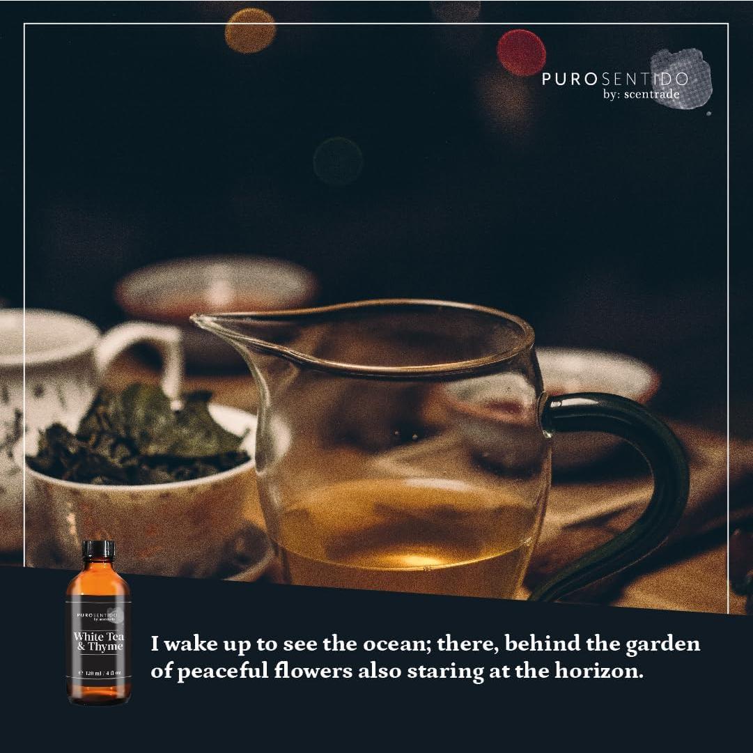 Aceite Aromático Puro Sentido Scentrade 120ml Té Blanco y Tomillo