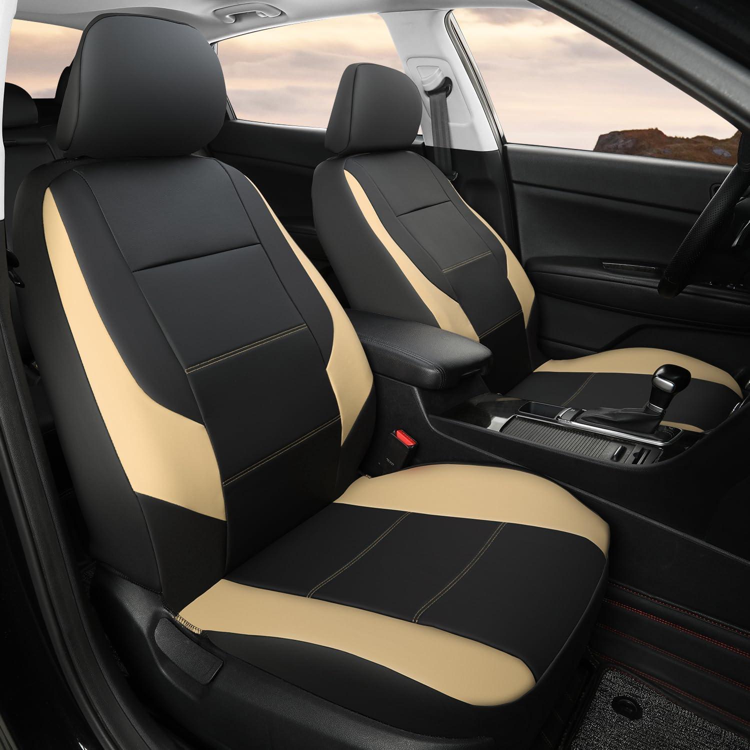 Funda de Asiento Delantero GIANT PANDA Beige para Kia (2-Pack)