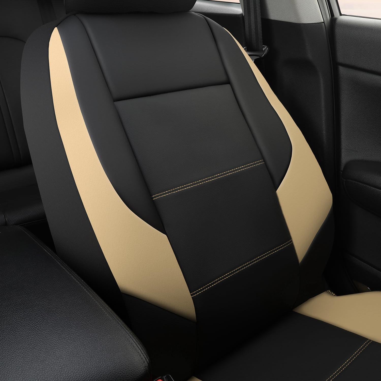 Funda de Asiento Delantero GIANT PANDA Beige para Kia (2-Pack)