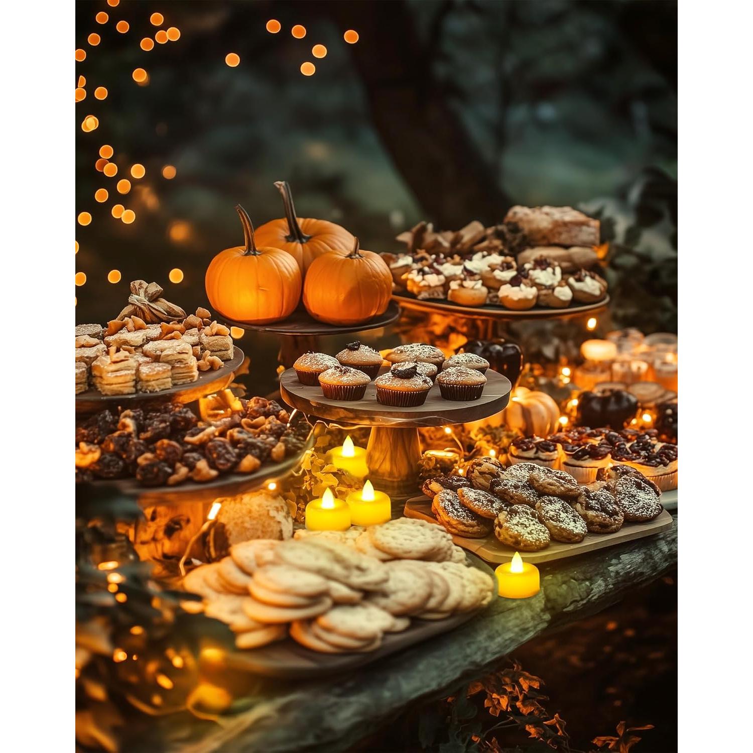 Paquete de 12 Velas LED Marfil con Temporizador 6H