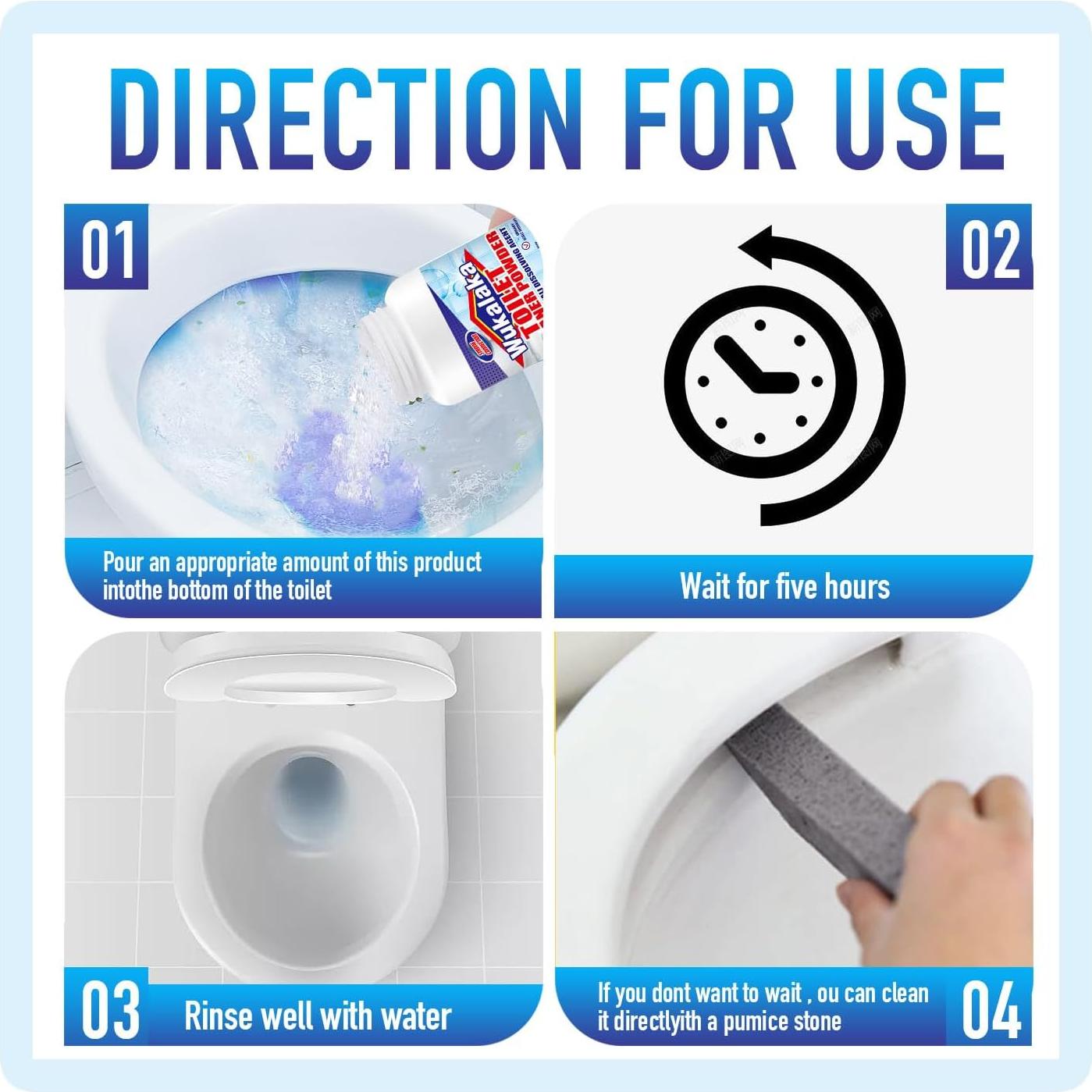 Piedra Pómez Natural WUKALKA para Limpiar Inodoros - 2 Piezas