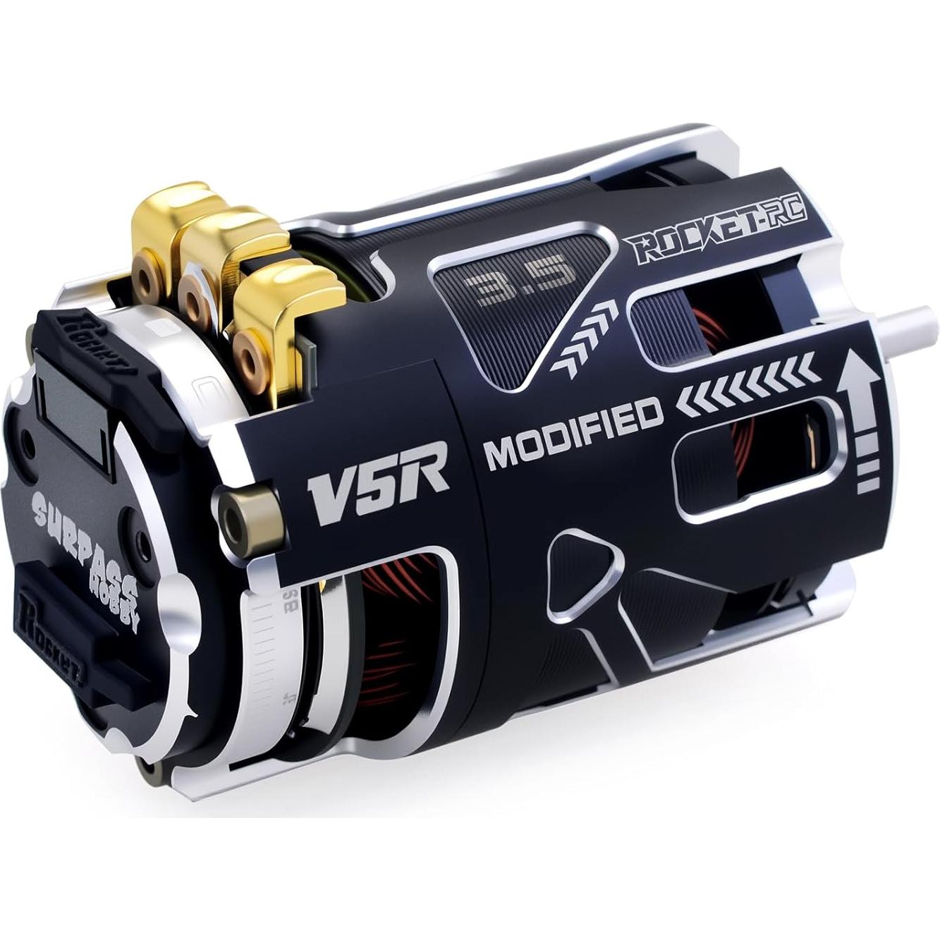 Motor Sin Escobillas Surpass Hobby 540 V5R 3.5T para Coche RC 1:10