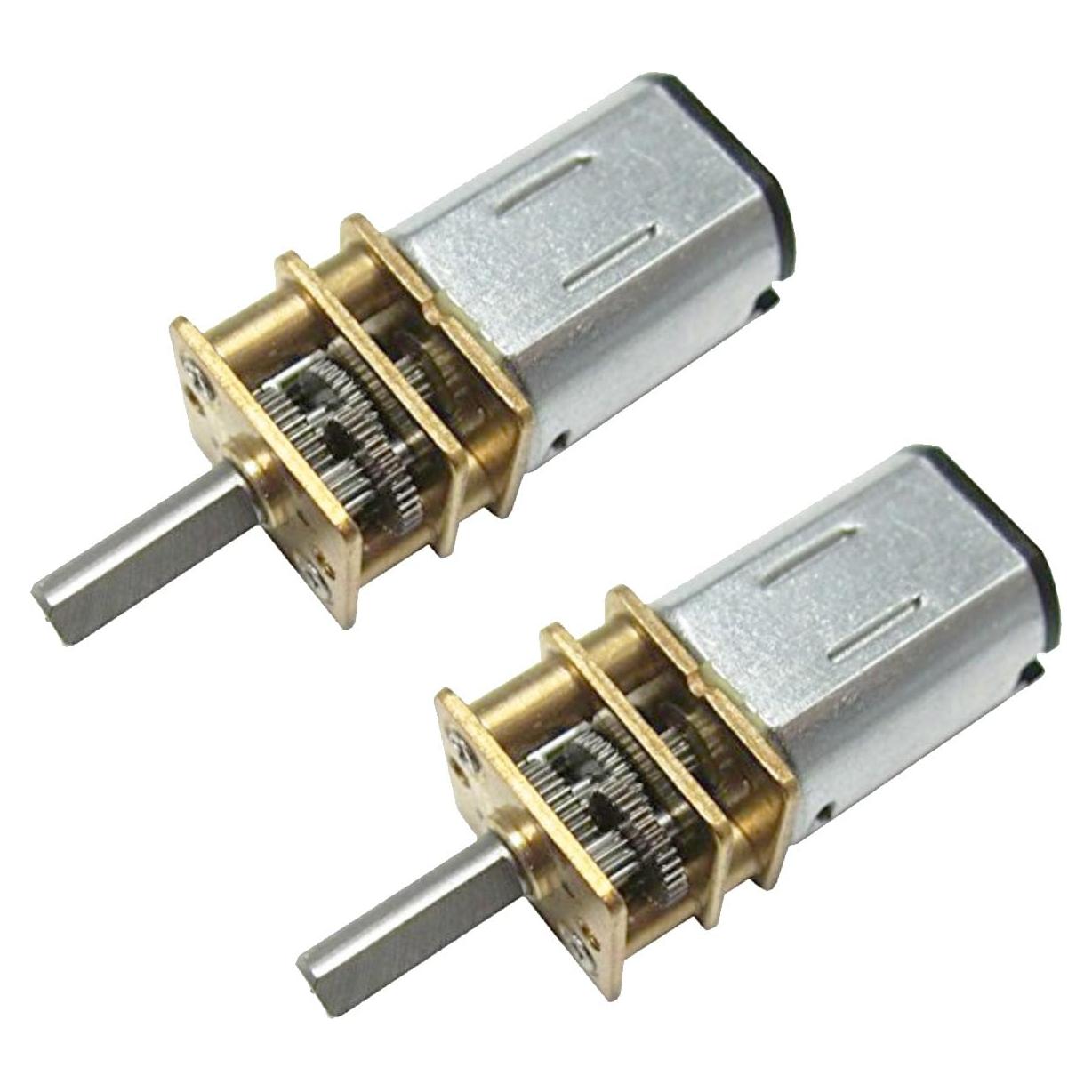Motor Eléctrico DC 12V 800RPM CHANCS N20 Eje 10mm 2PCS