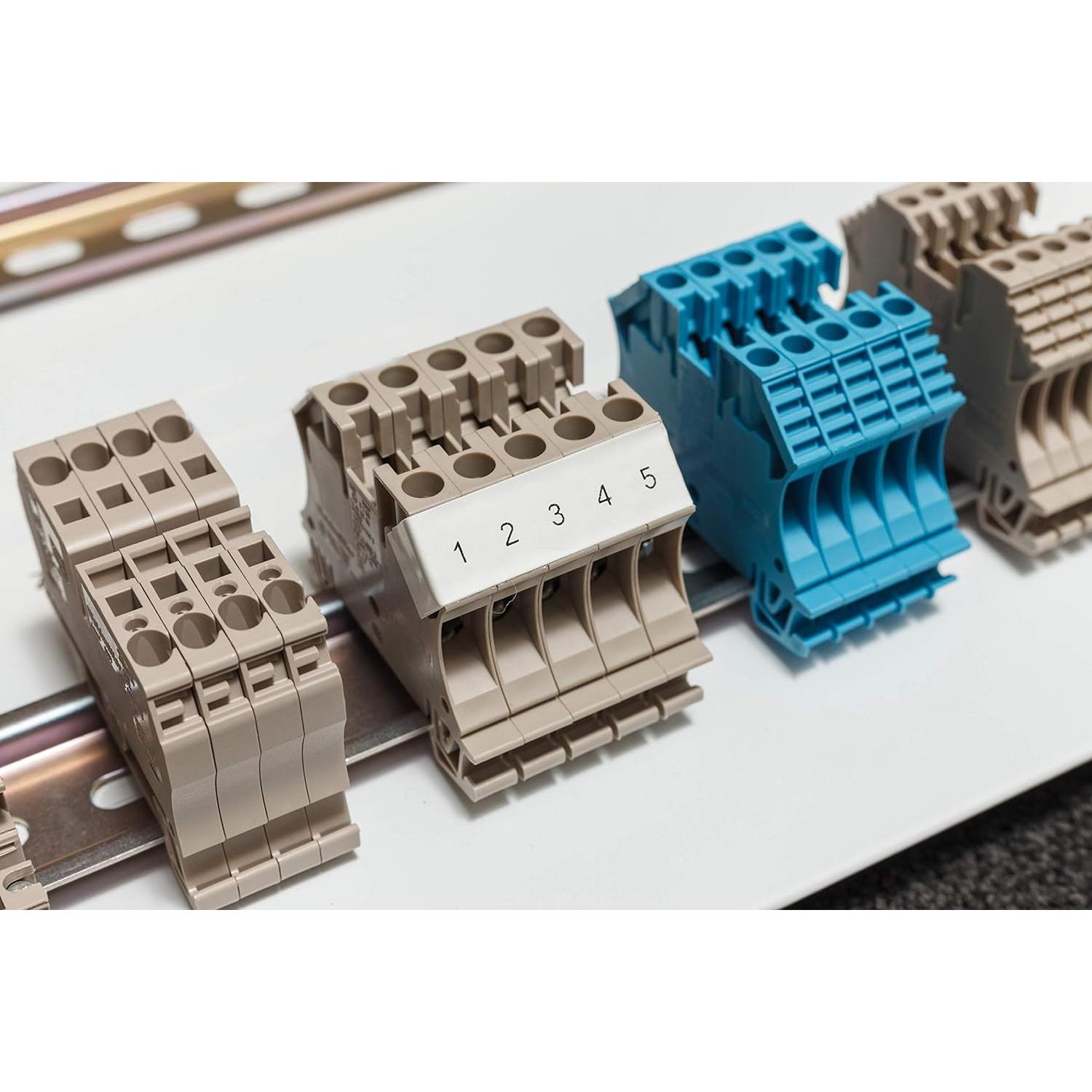 Etiqueta de Nylon Brady M21-375-499 0.95 cm Negro sobre Blanco