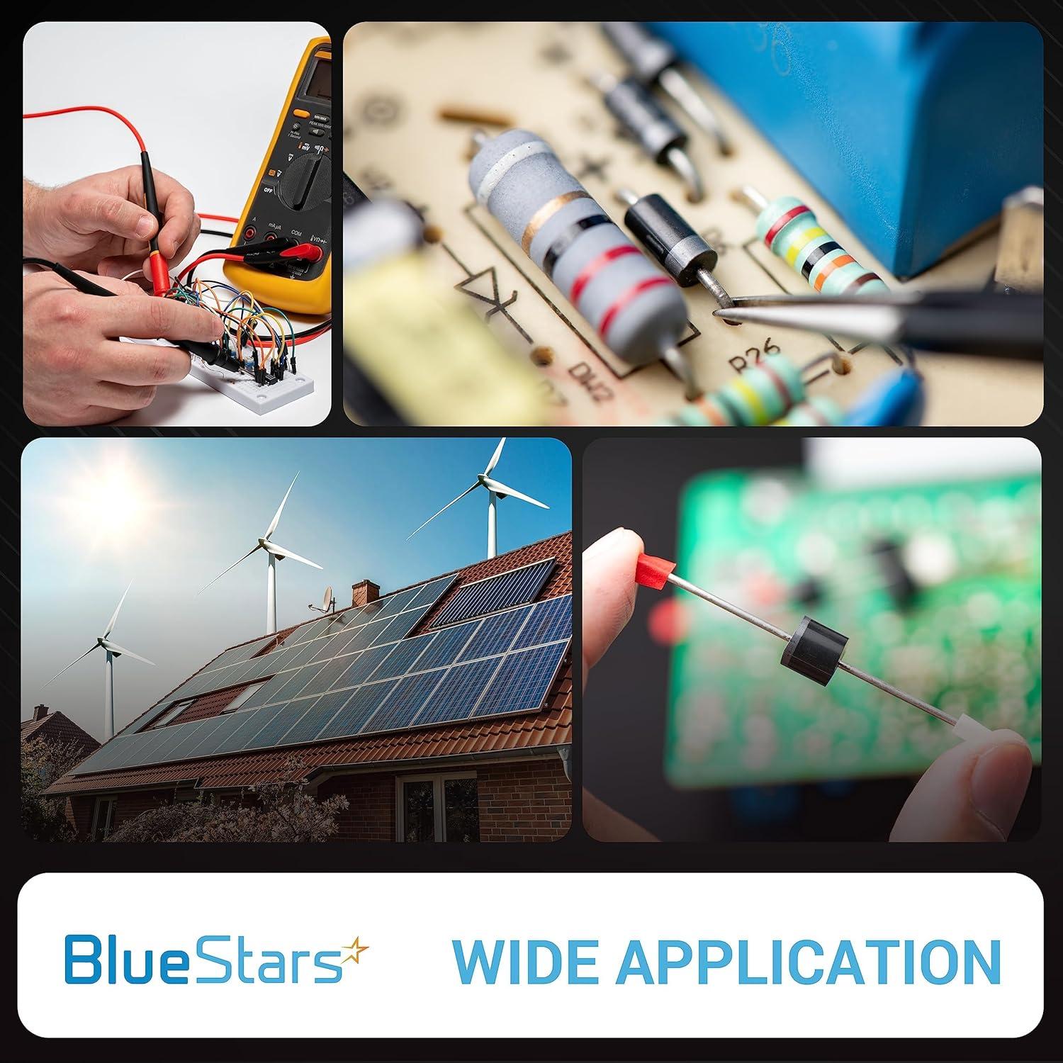 Diodo Schottky BlueStars 1N34A 50mA 65V 50 Pcs Axial