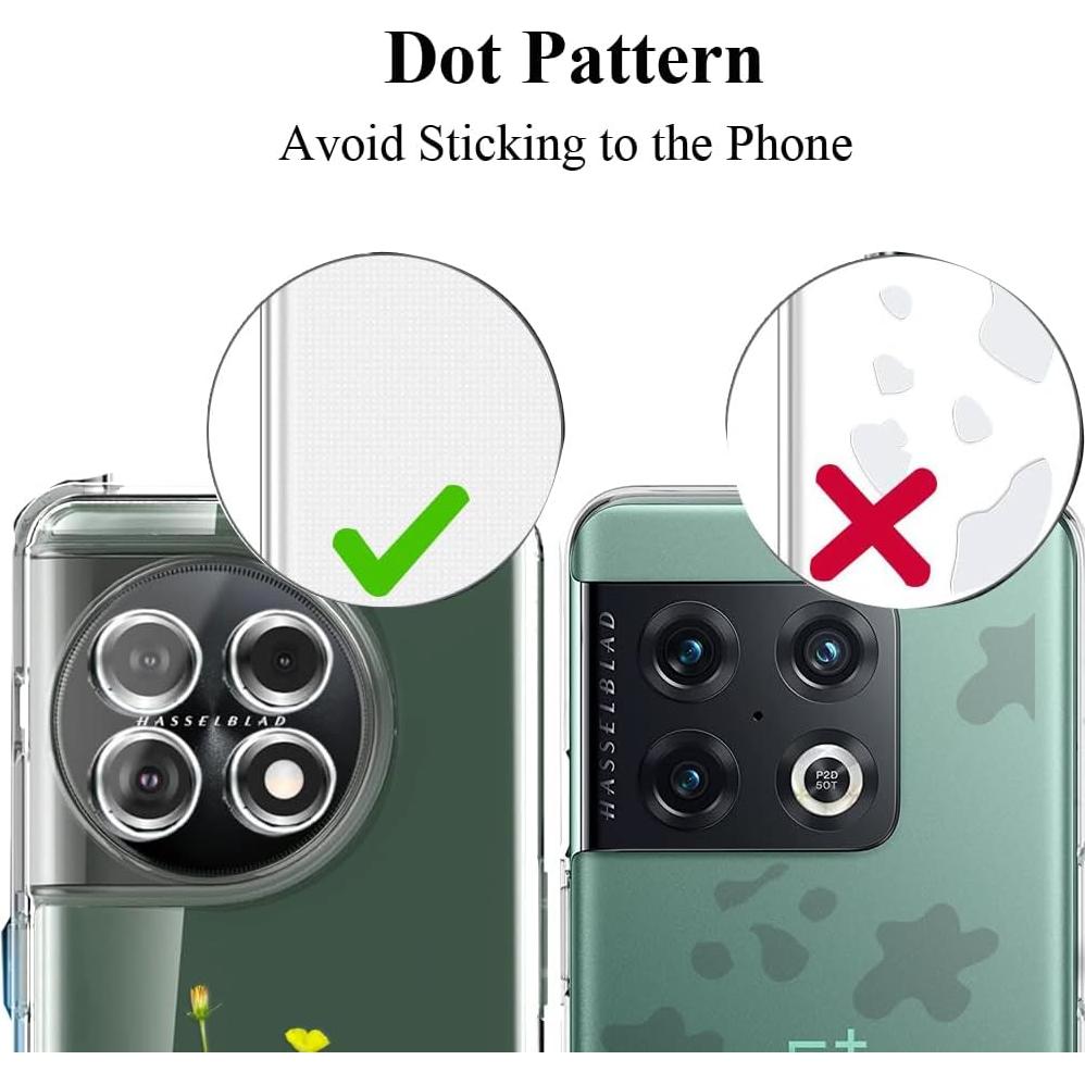 Funda Unov TPU Clara para OnePlus 11 5G 6.7" Ramo de Flores