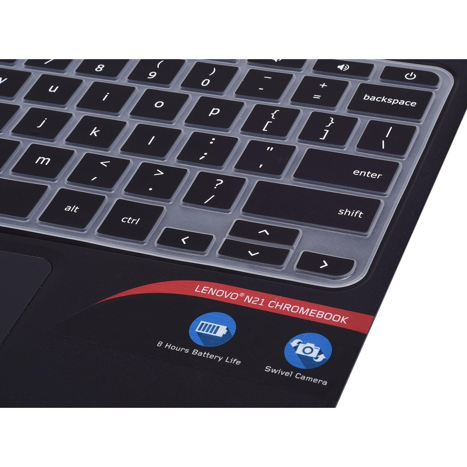 Cubierta de Teclado CaseBuy para Lenovo Chromebook 11.6" Negro