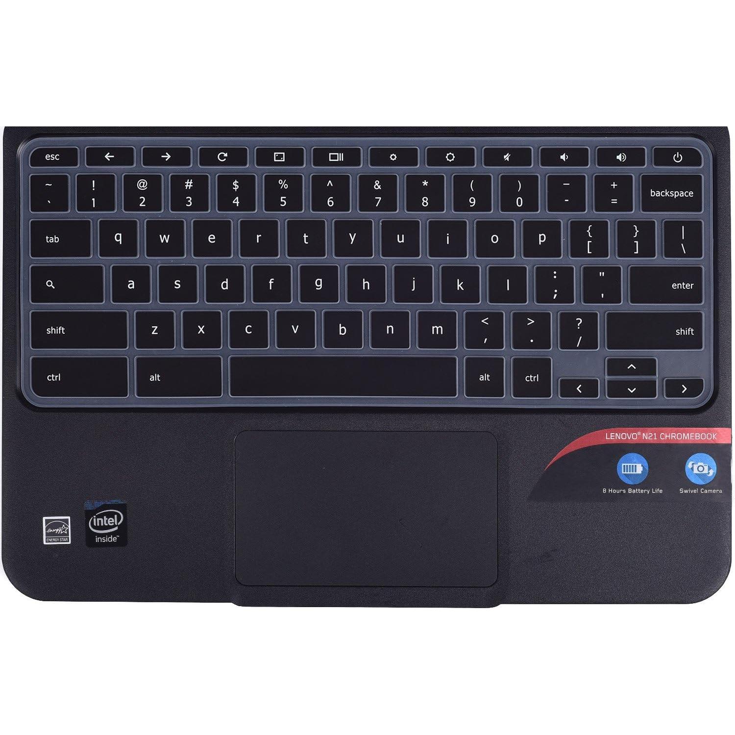 Cubierta de Teclado CaseBuy para Lenovo Chromebook 11.6" Negro