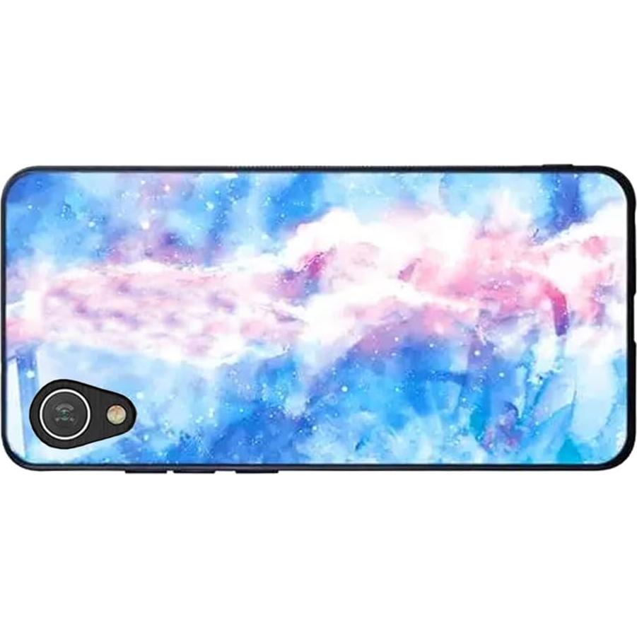 Funda Alcatel 1 5.0" 2019 2021 con Protector Pantalla TPU Azul