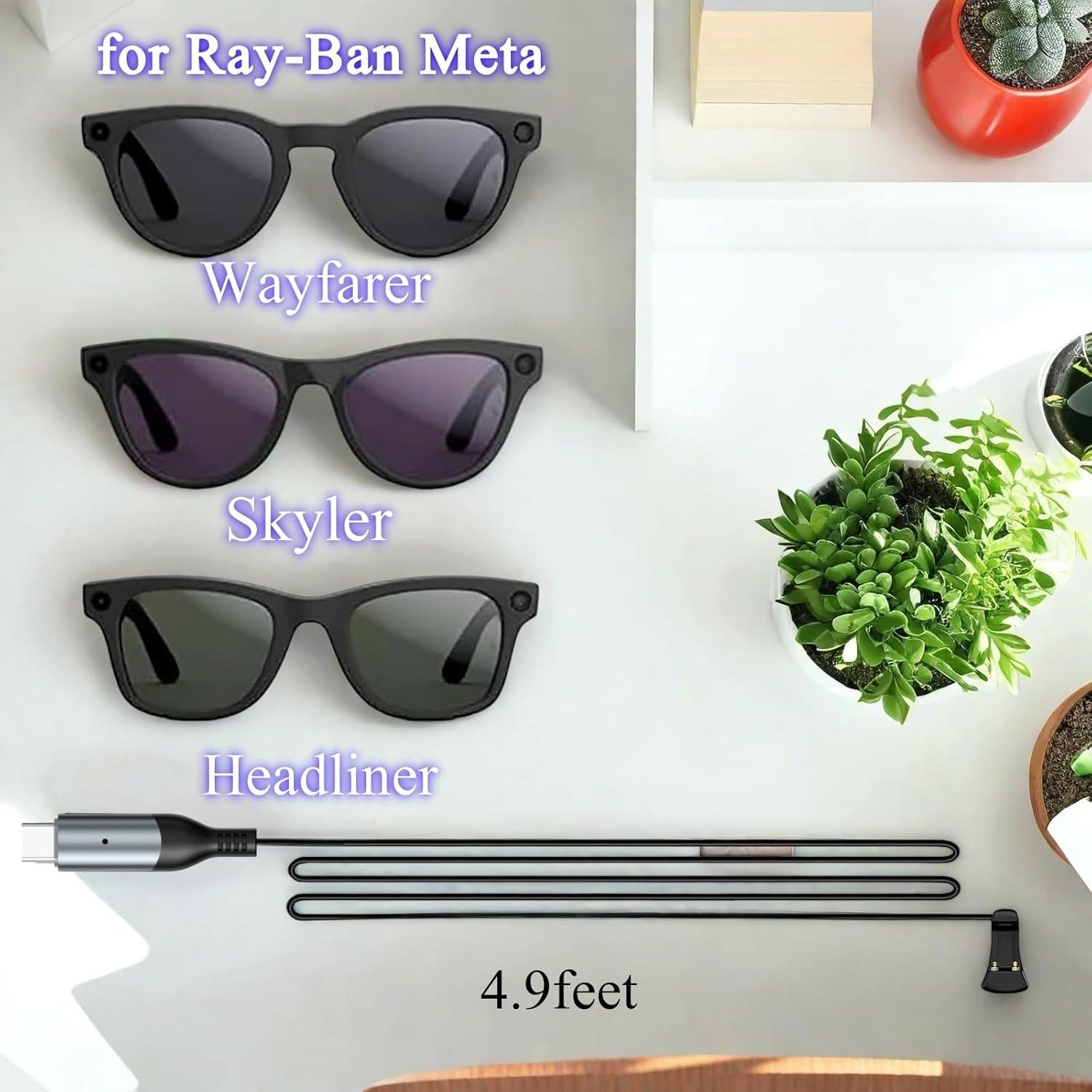 Cable de Carga USB C para Gafas Ray-Ban Meta 1.22m