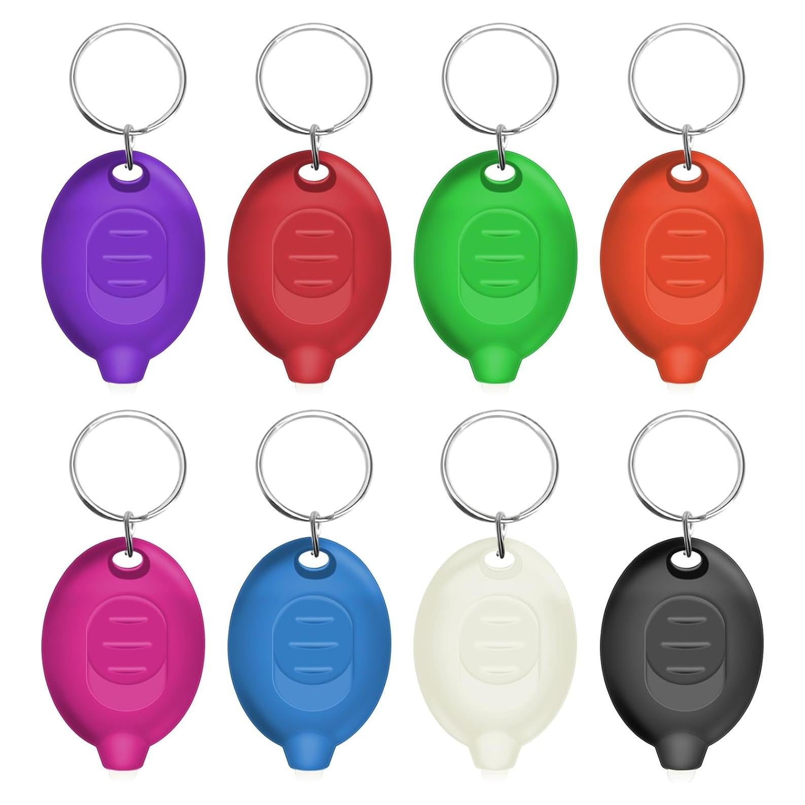 Linternas LED de Llavero Daemson 8-Pack Luz Blanca Compactas