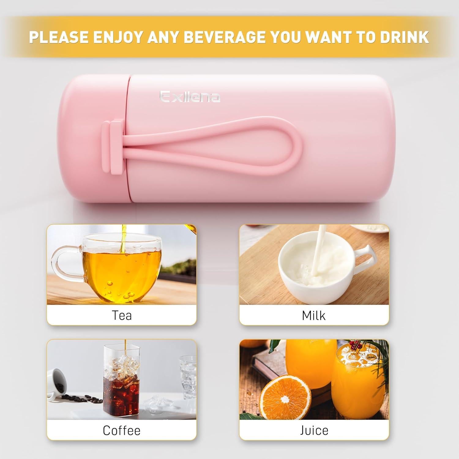 Botellas de Agua Mini 150ml Exllena Paquete de 2 Aisladas