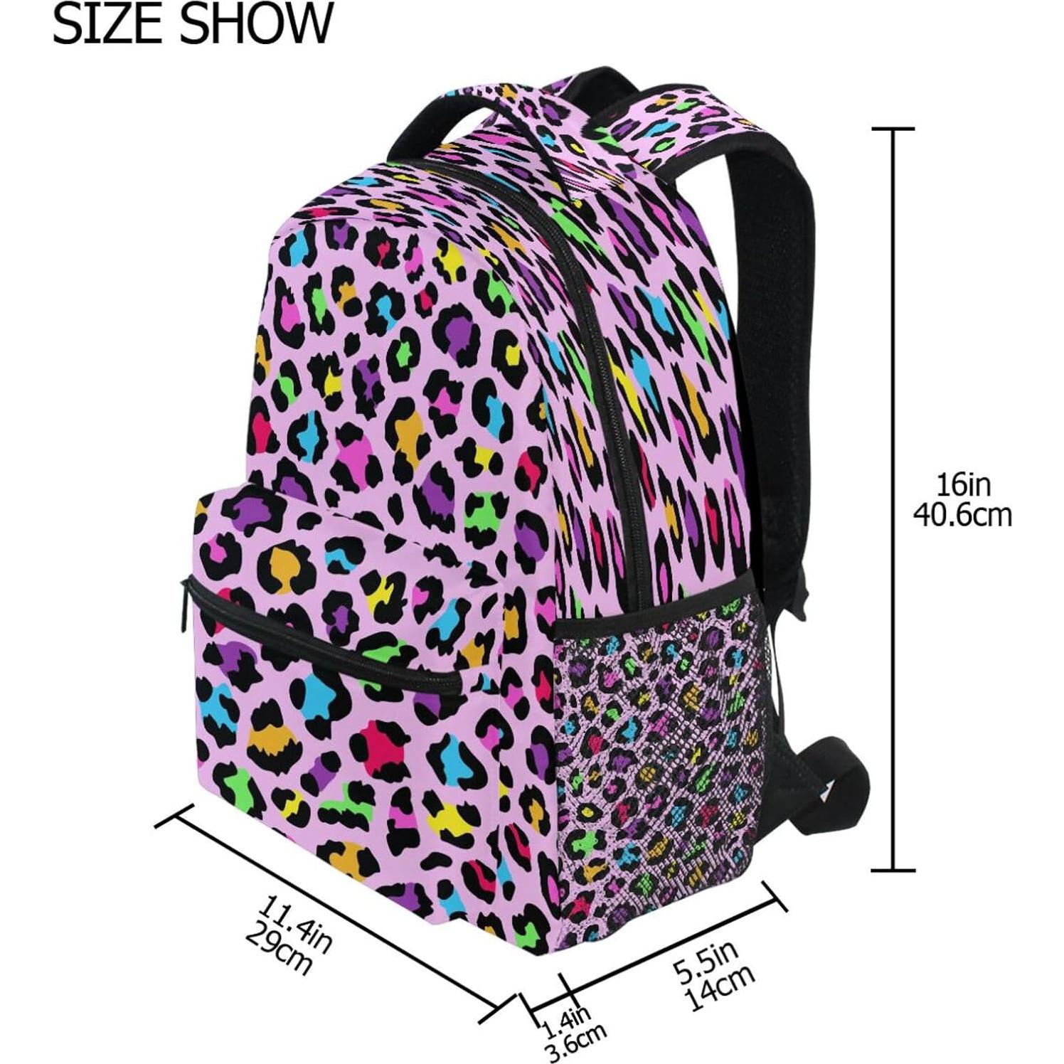 Mochila Escolar Kcldeci Arcoíris para Niños 20L