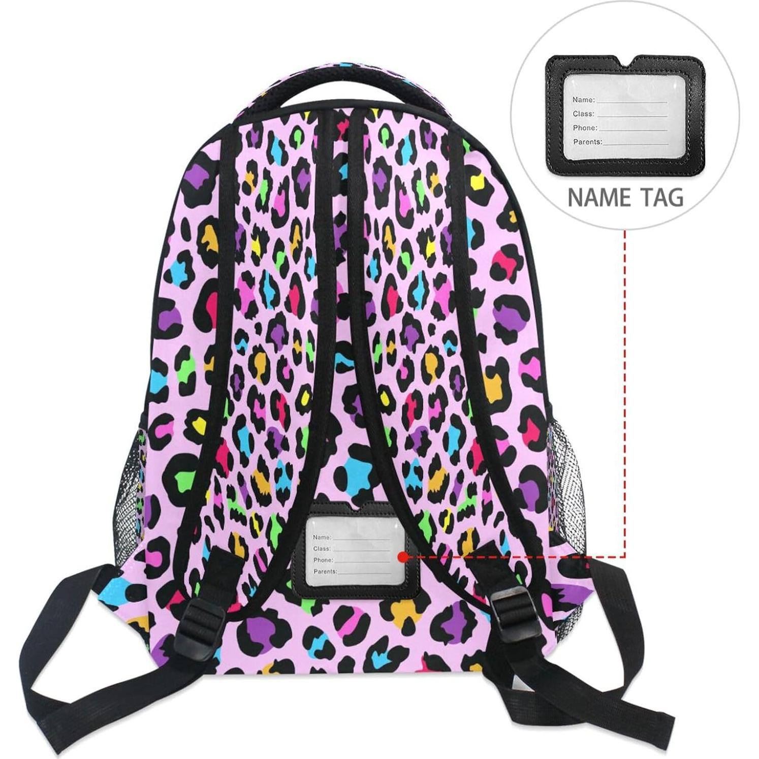 Mochila Escolar Kcldeci Arcoíris para Niños 20L