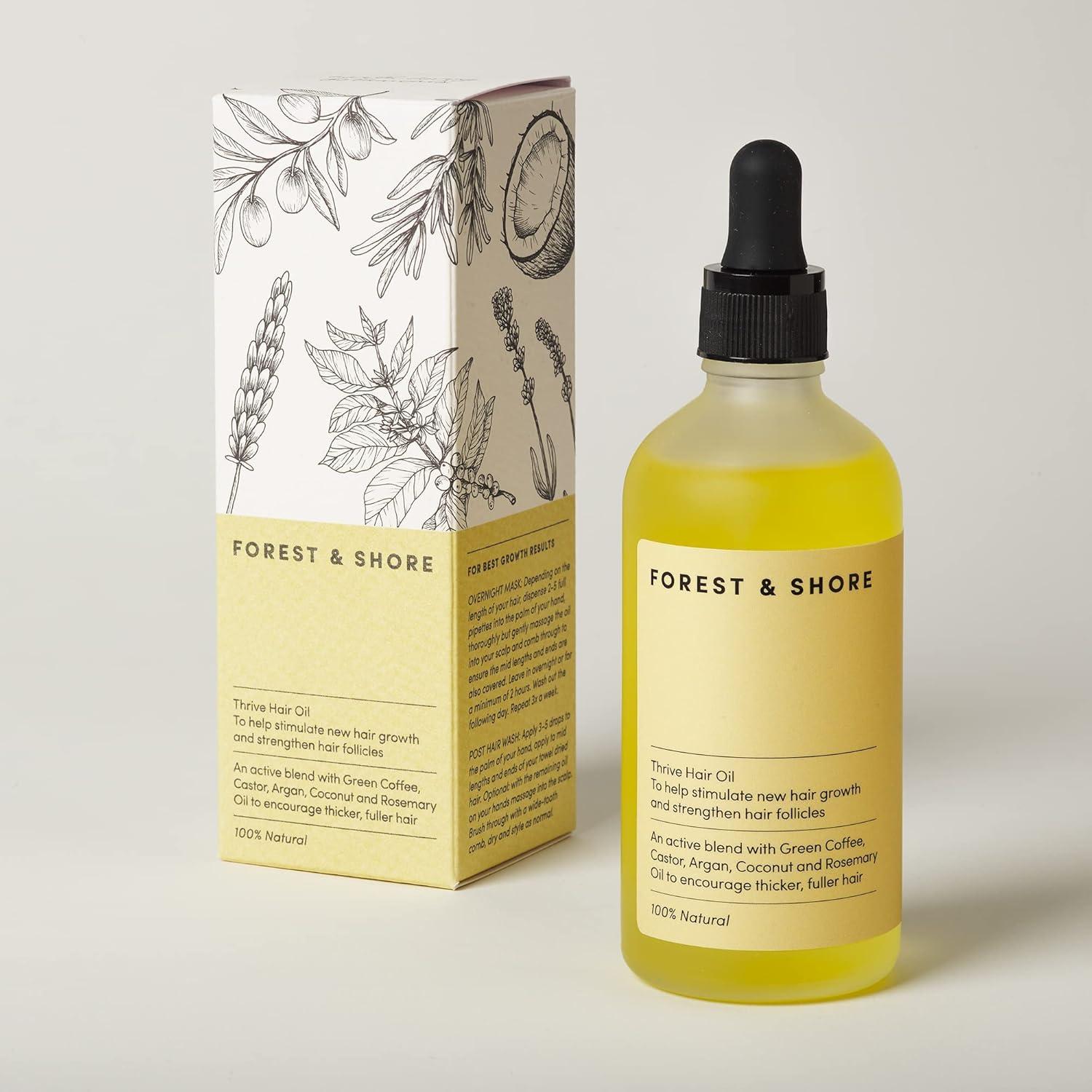 Aceite para Crecimiento del Cabello Forest & Shore 100ml
