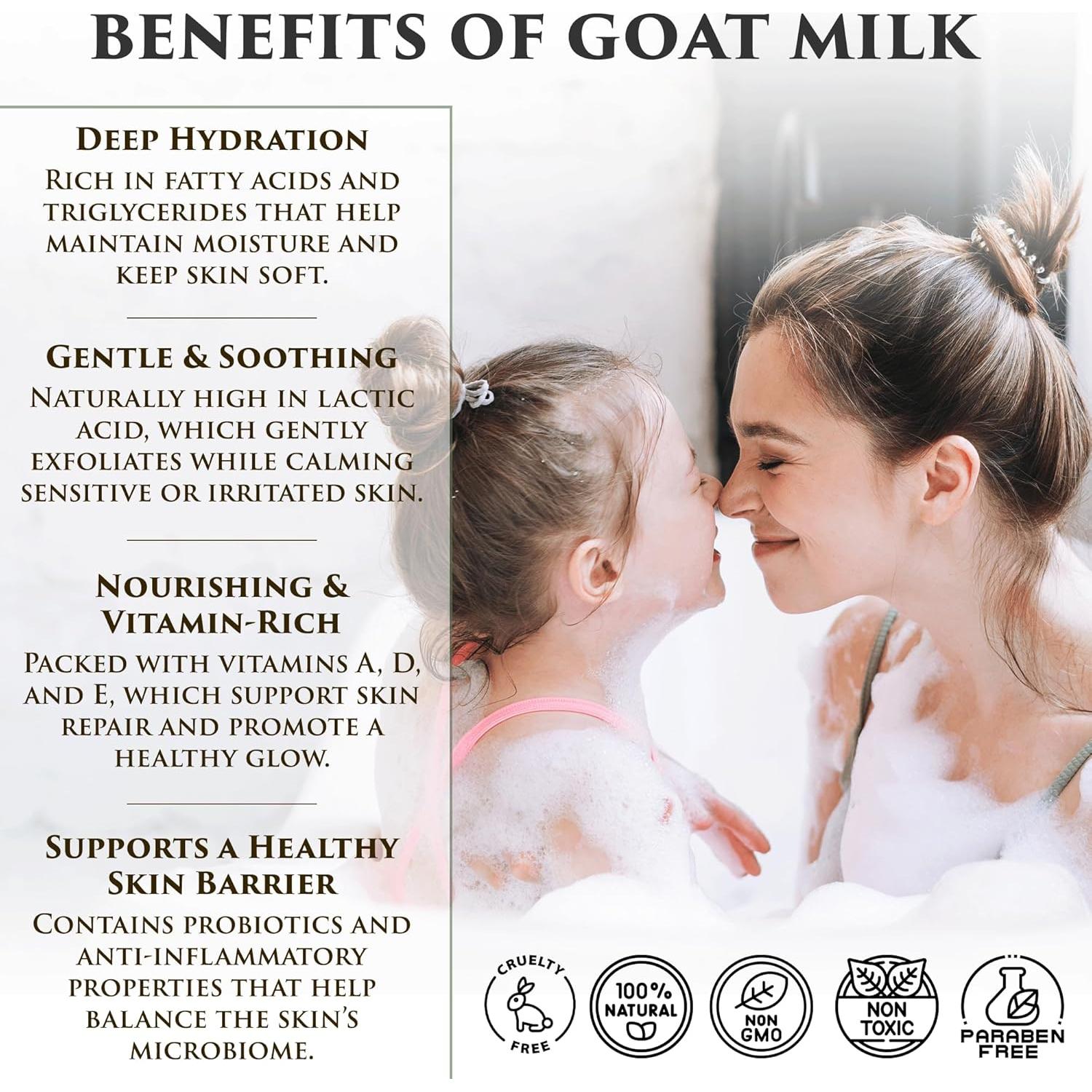 Jabón Natural de Leche de Cabra y Aceite de Oliva - 3 Piezas Aroma Almendra