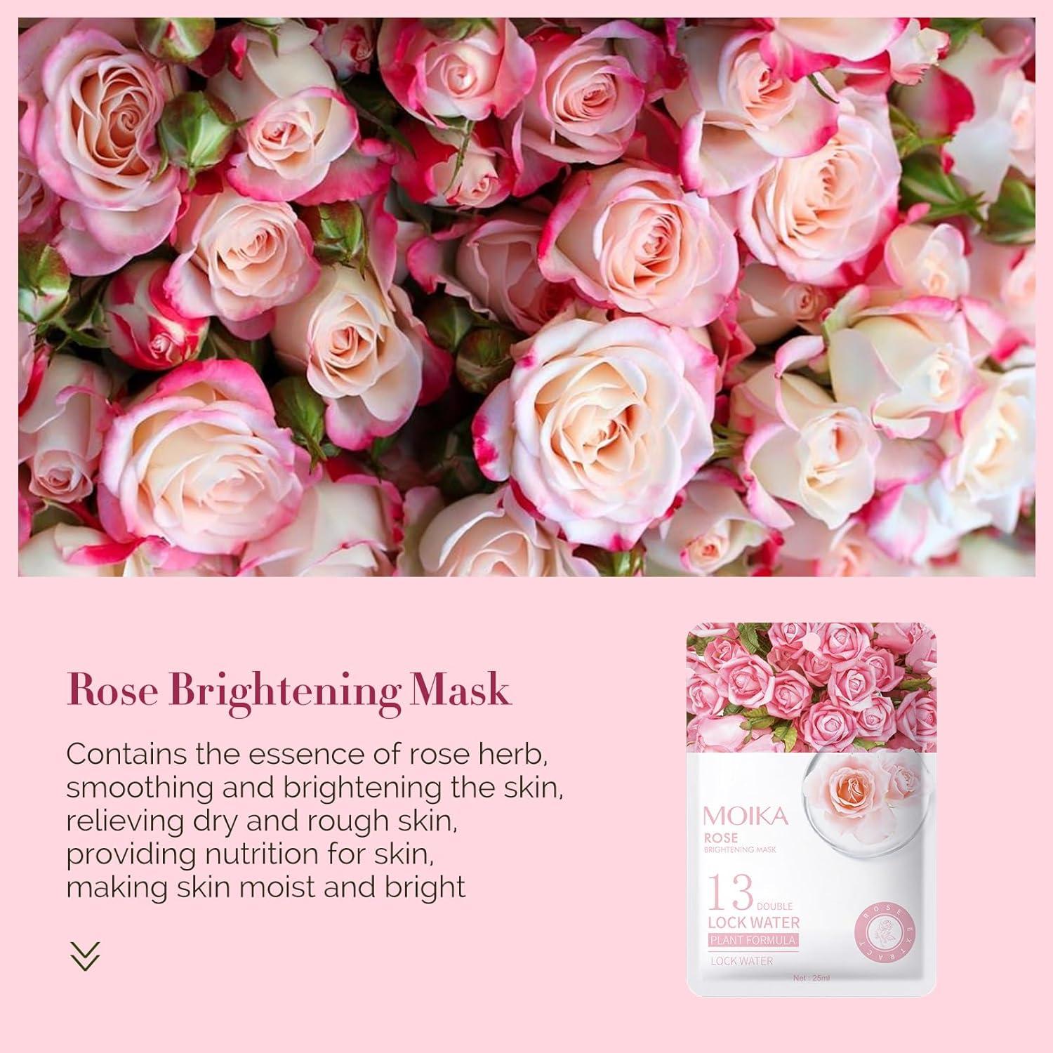 Mascarillas Faciales Hidratantes MOND'SUB 10 Piezas - Todo Tipo de Piel