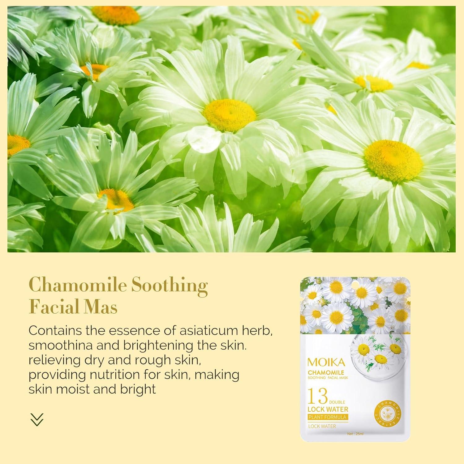 Mascarillas Faciales Hidratantes MOND'SUB 10 Piezas - Todo Tipo de Piel