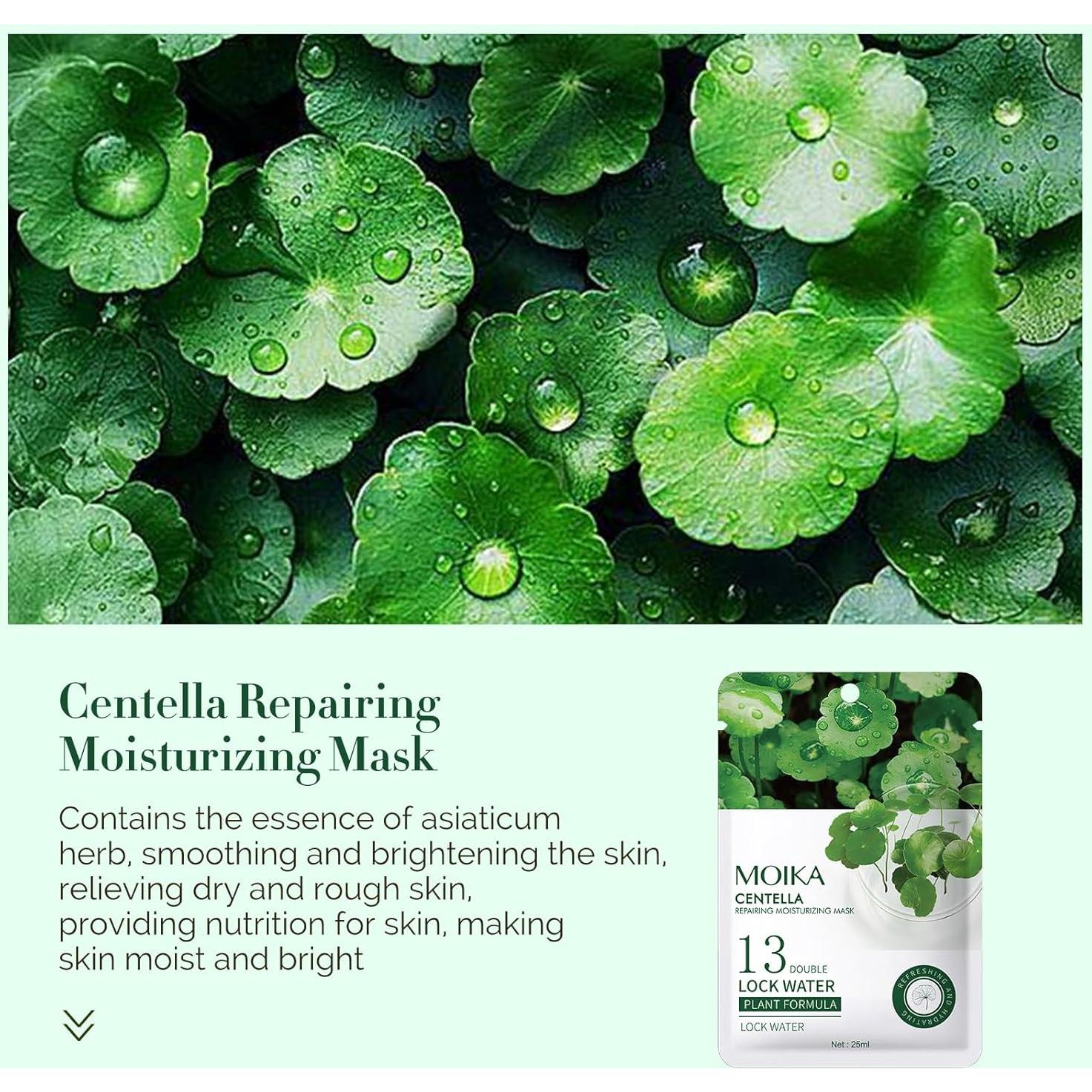 Mascarillas Faciales Hidratantes MOND'SUB 10 Piezas - Todo Tipo de Piel