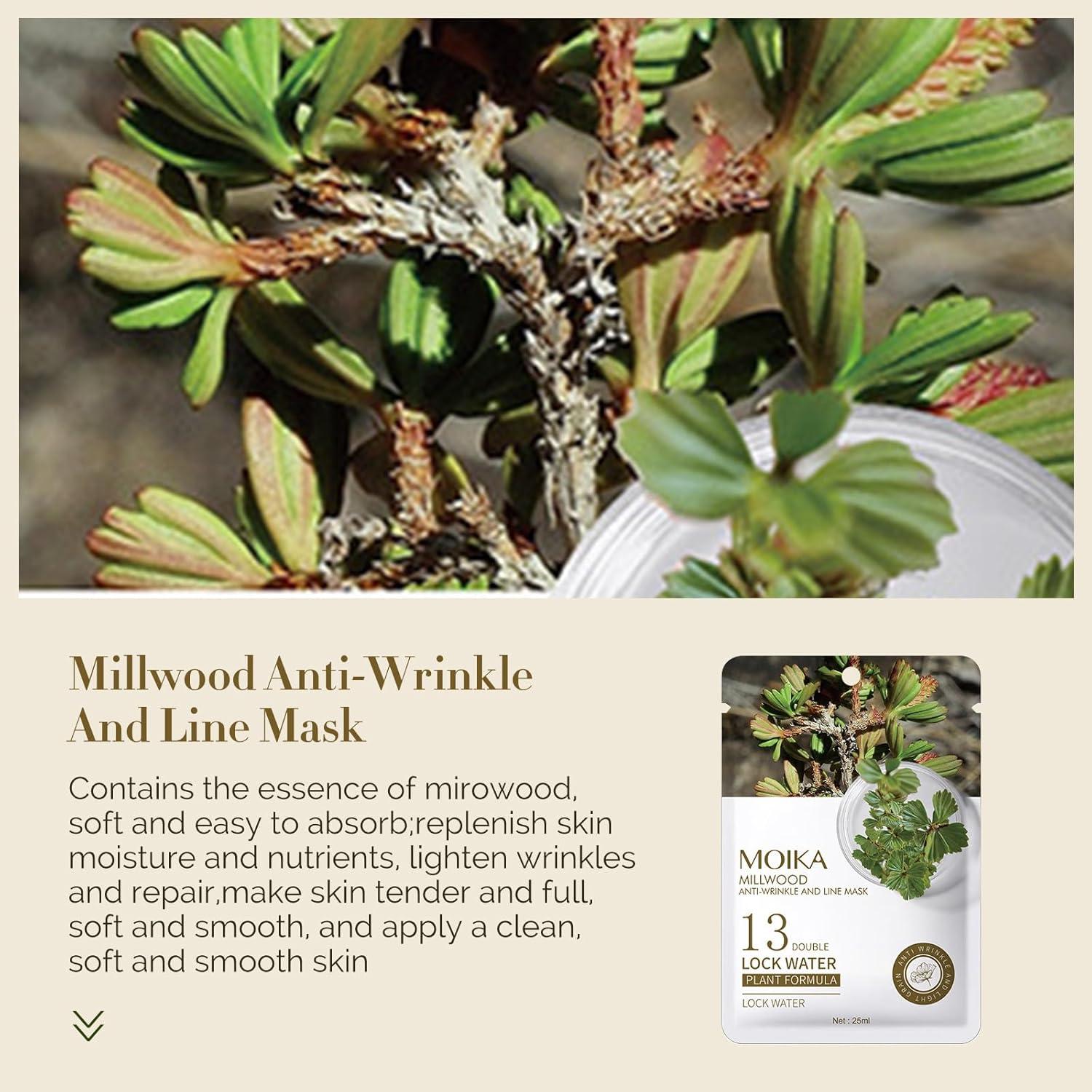 Mascarillas Faciales Hidratantes MOND'SUB 10 Piezas - Todo Tipo de Piel