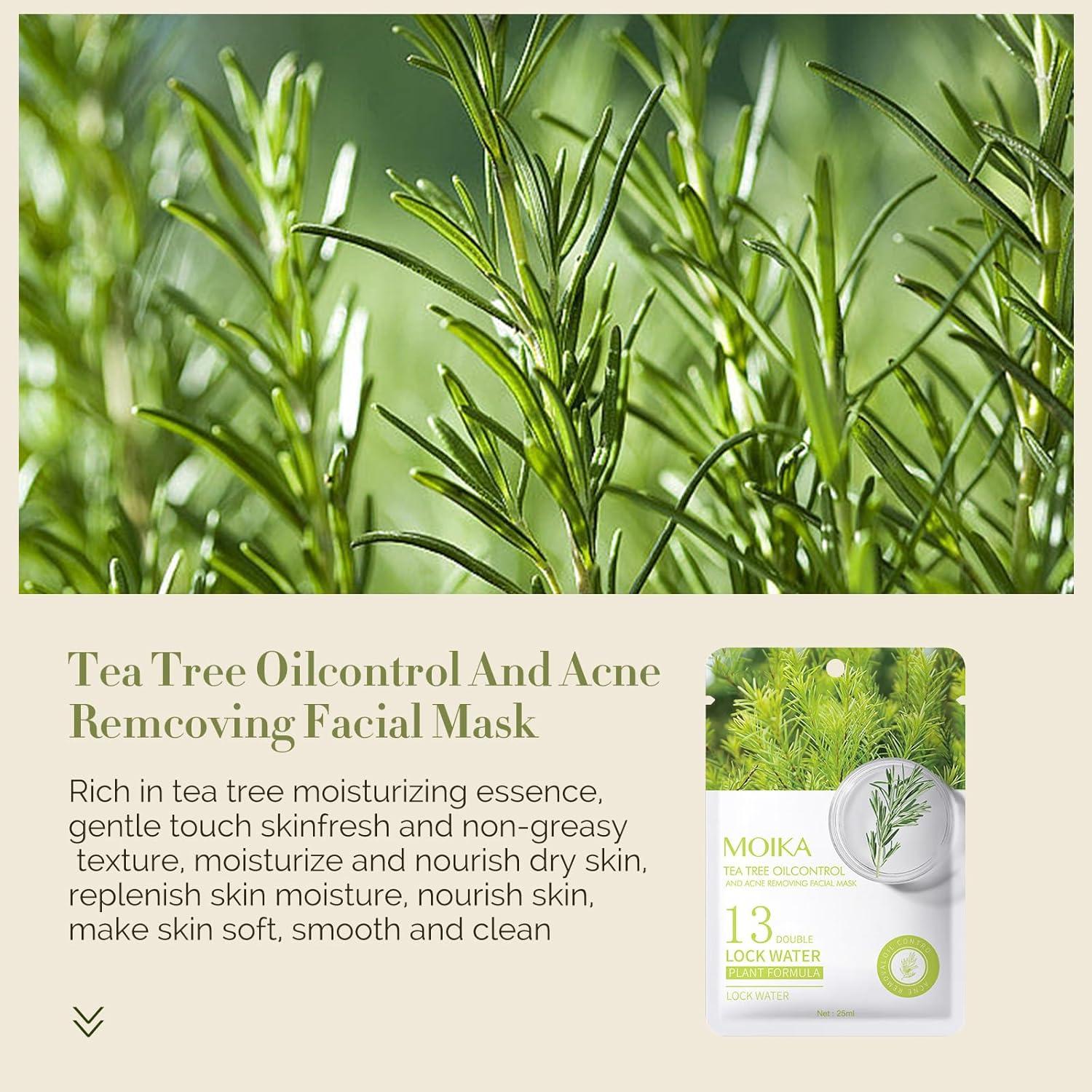 Mascarillas Faciales Hidratantes MOND'SUB 10 Piezas - Todo Tipo de Piel