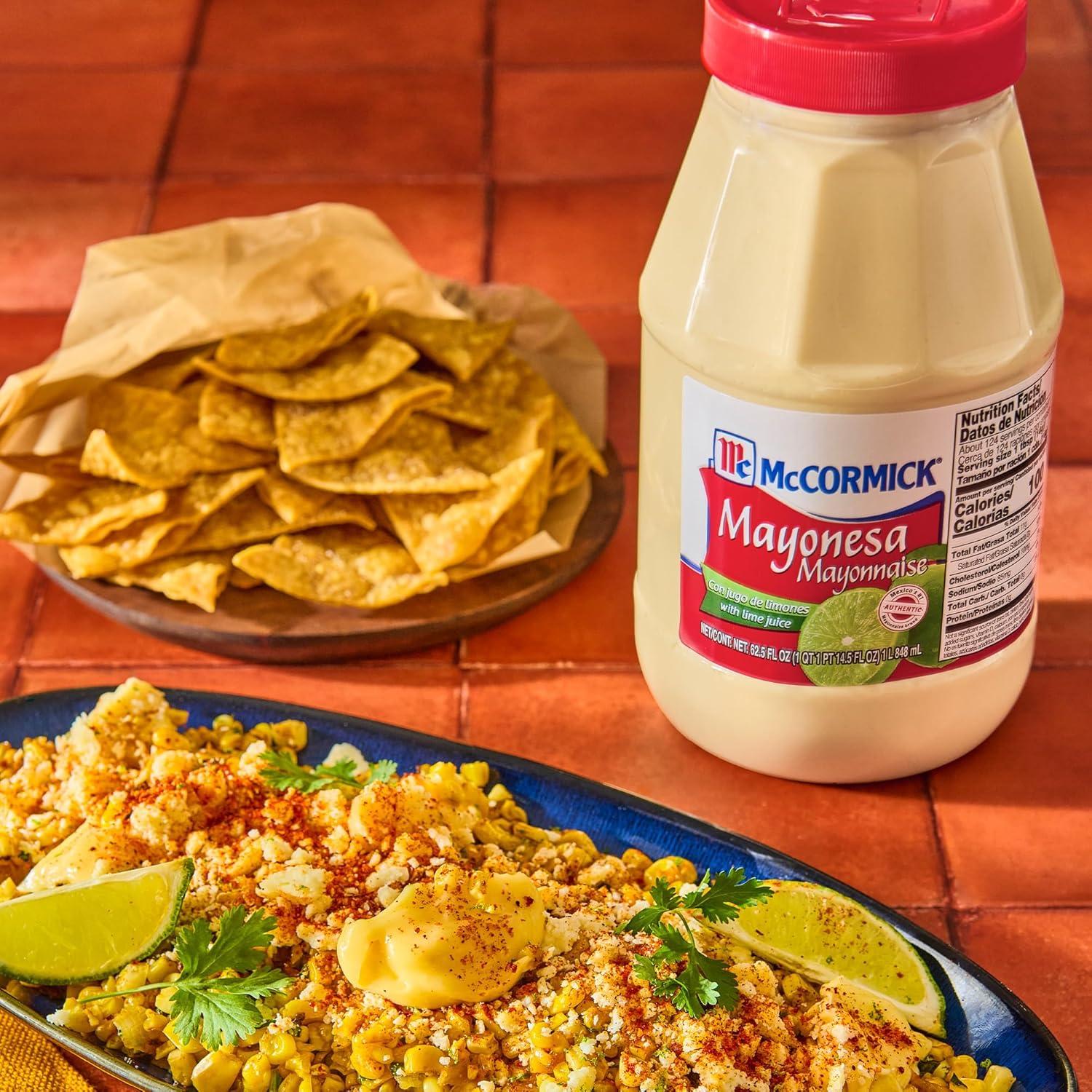 Mayonesa McCormick con Jugo de Lima 1.84 L - Sabor Mexicano