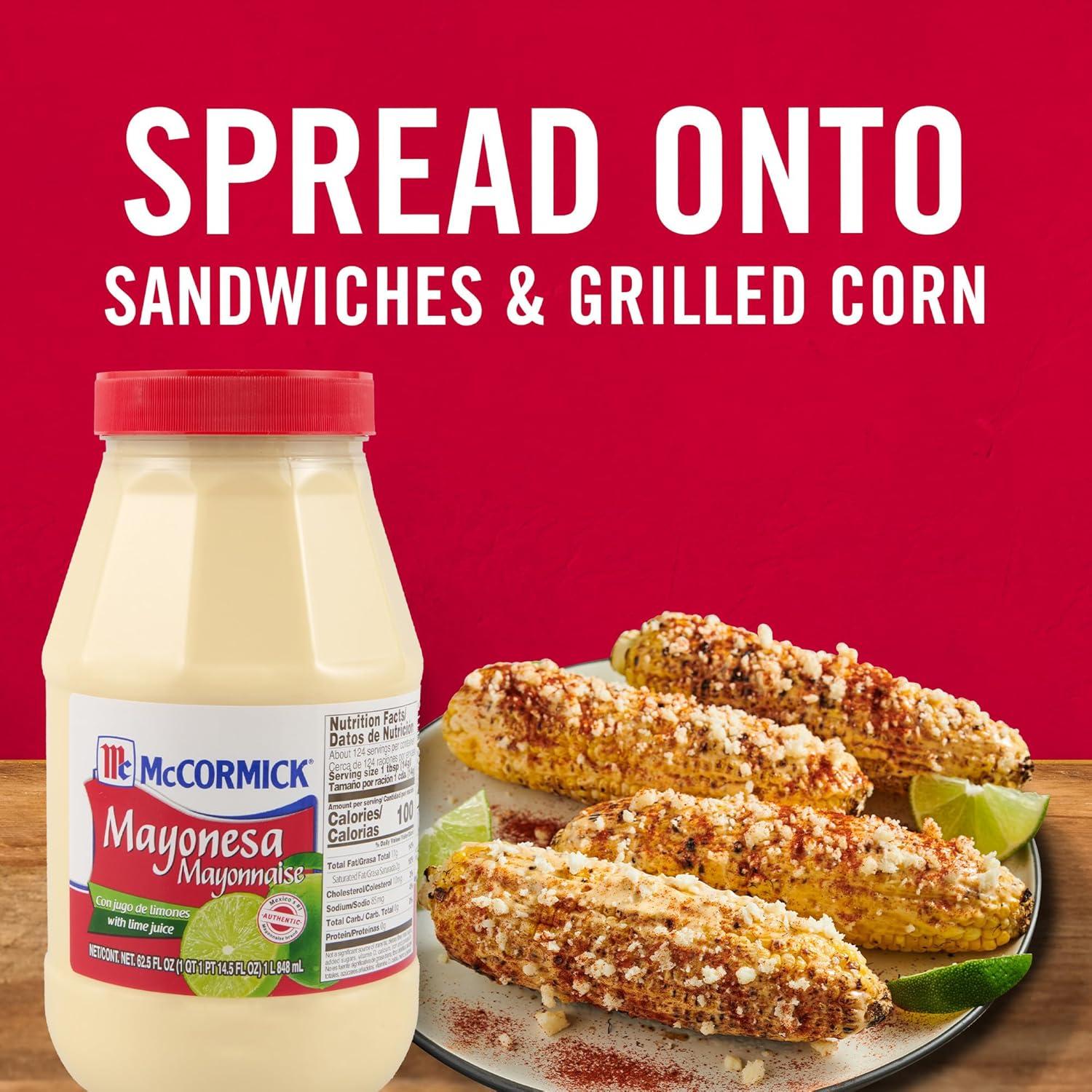 Mayonesa McCormick con Jugo de Lima 1.84 L - Sabor Mexicano