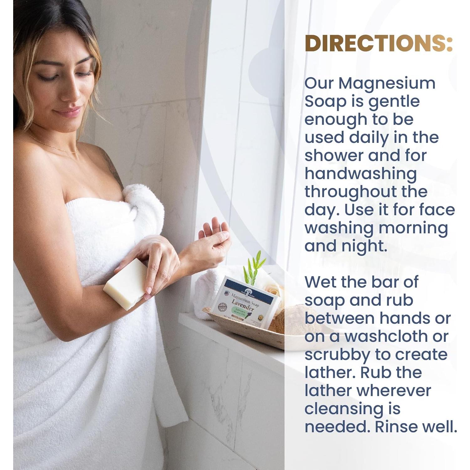 Jabón de Magnesio Health and Wisdom 113g Aroma Cítrico