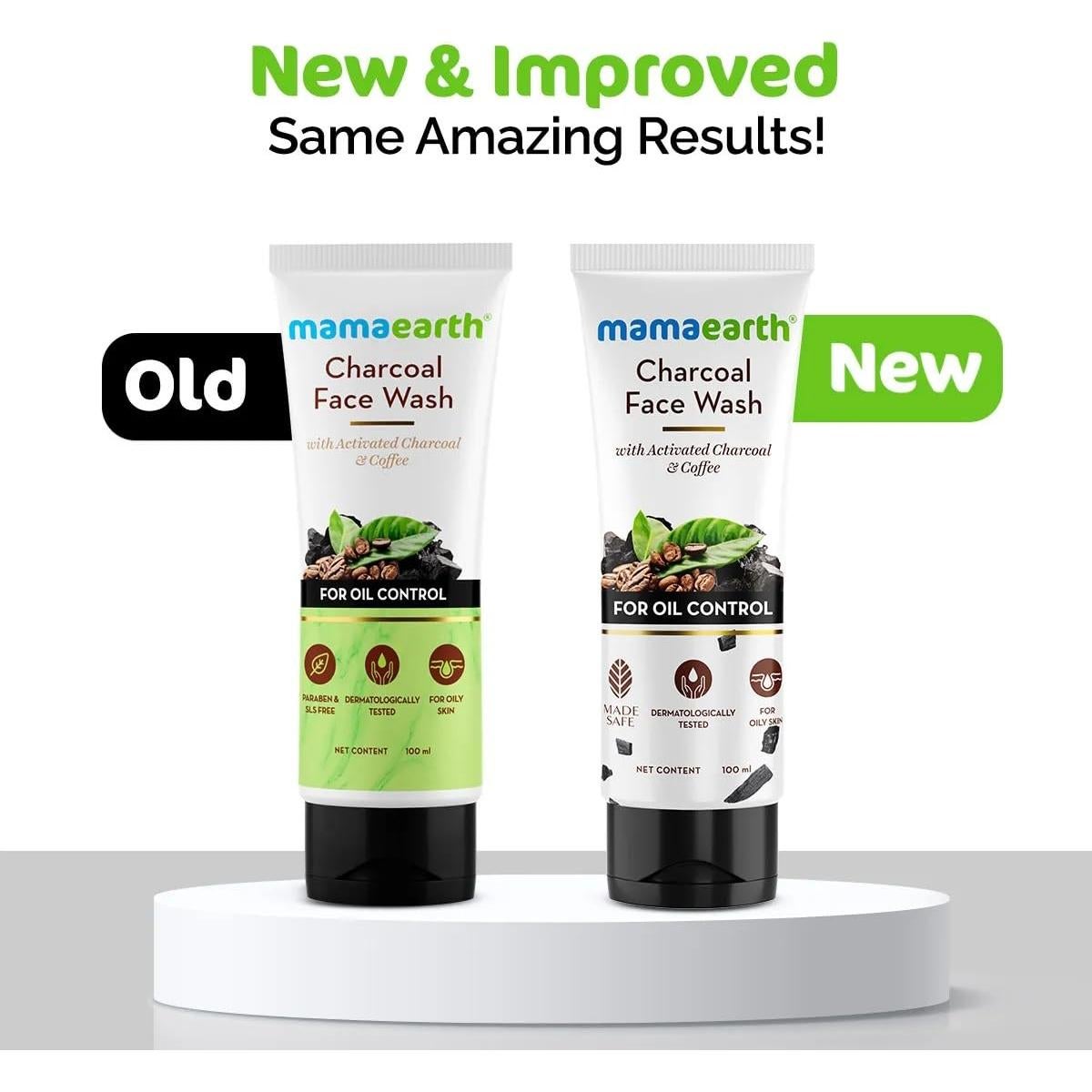 Jabón Facial Mamaearth Carbón Activado 100ml Piel Grasa