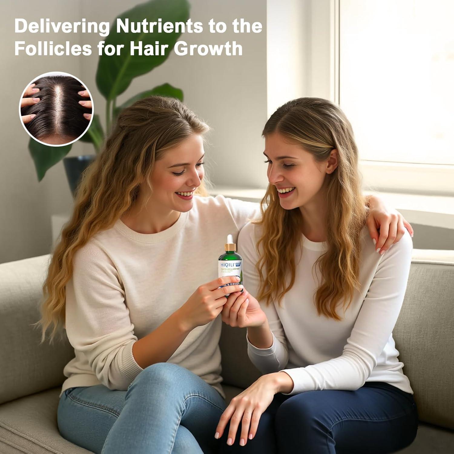 Aceite de Ricino Orgánico HIQILI 100 ml Prensado en Frío