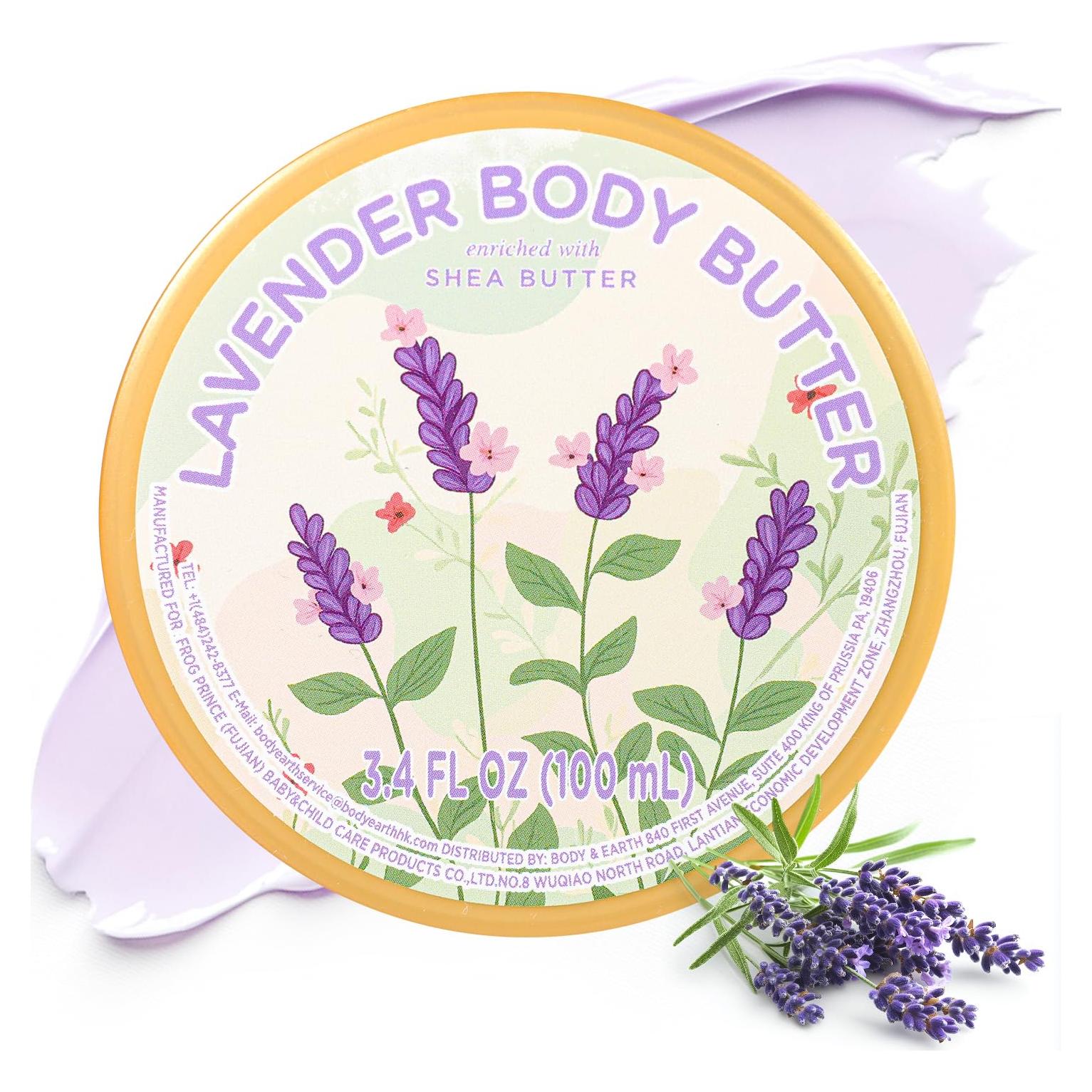 Manteca Corporal de Lavanda Puresoak 100g Hidratación Natural