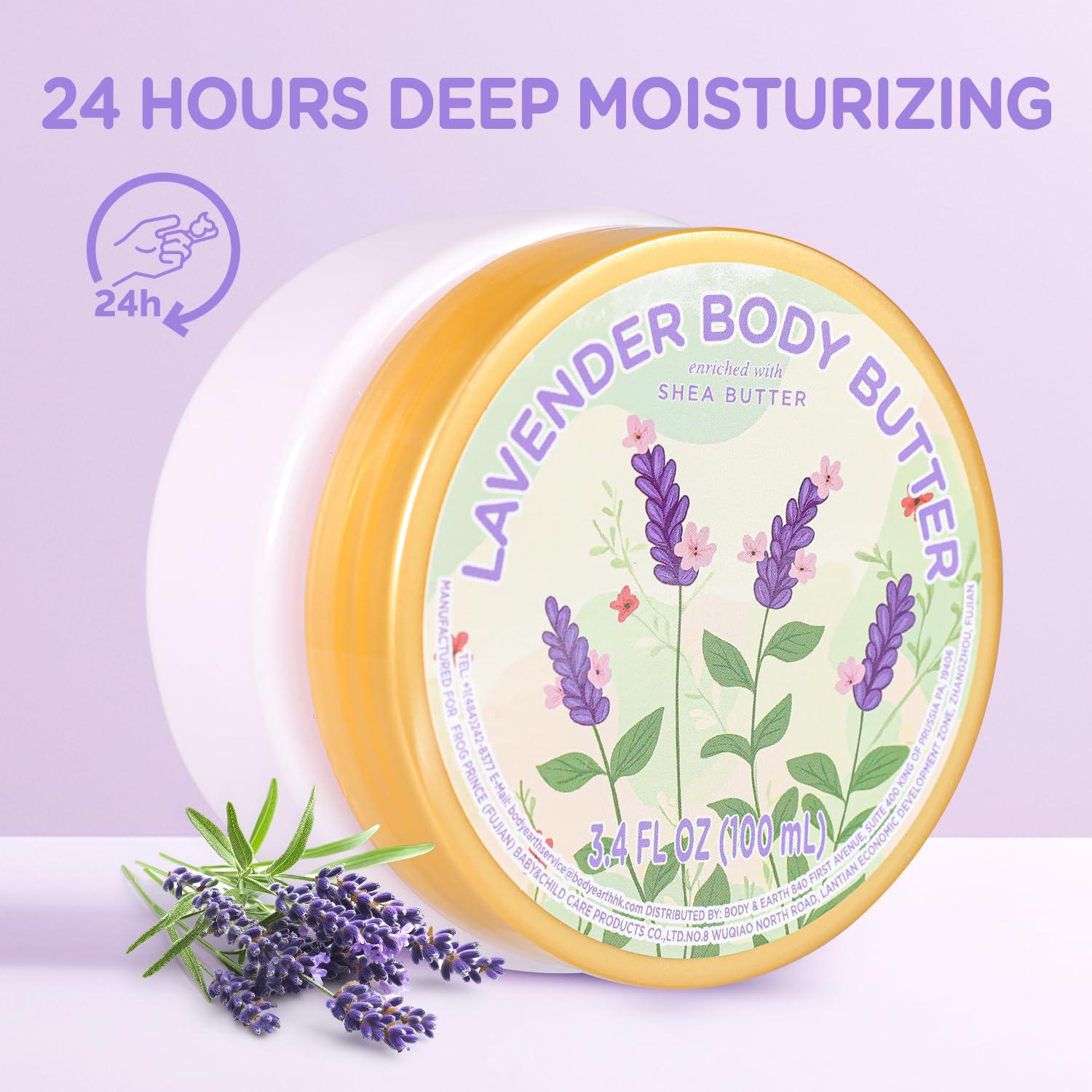 Manteca Corporal de Lavanda Puresoak 100g Hidratación Natural