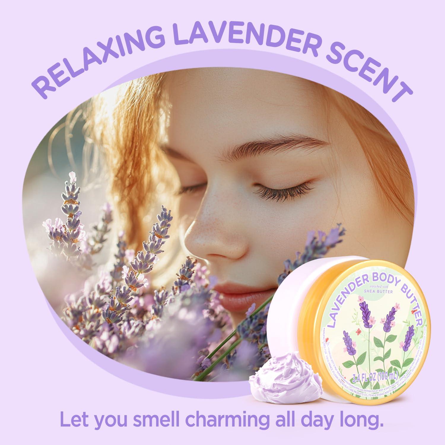 Manteca Corporal de Lavanda Puresoak 100g Hidratación Natural