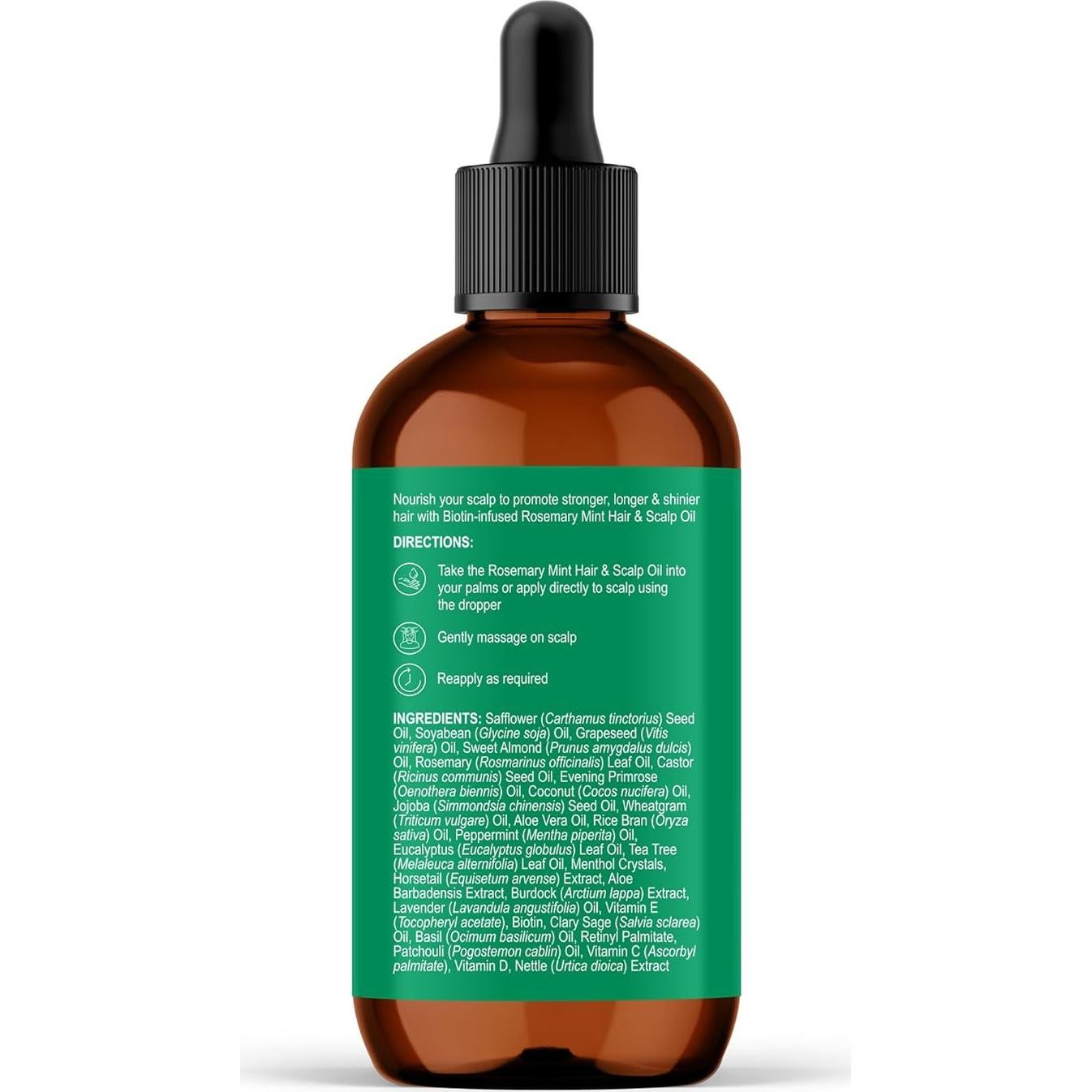 Aceite Hidratante para el Cabello Botanic Hearth 59 ml - Romero y Menta