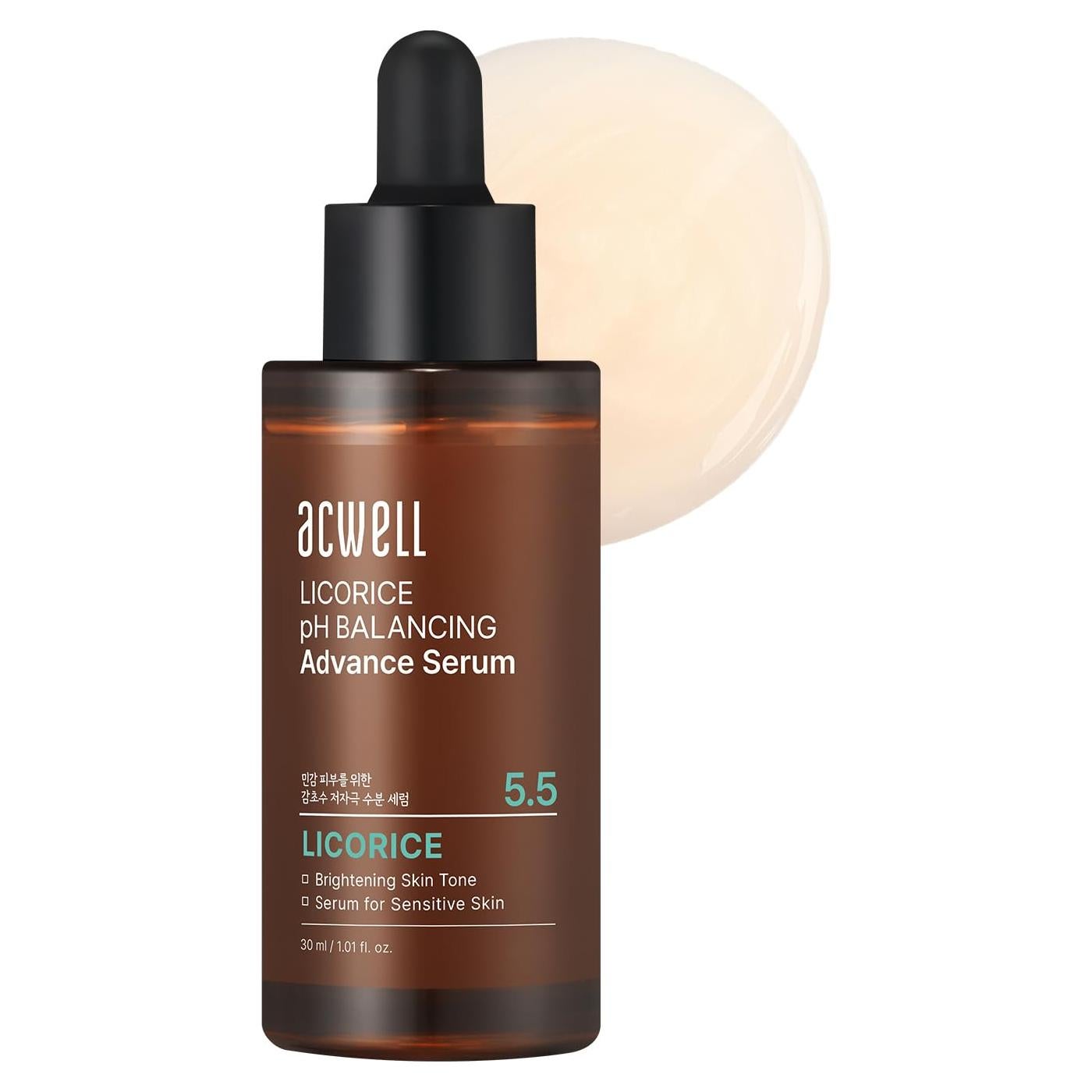 Suero Facial Acwell Regaliz 30 ml - Hidratante y Equilibrante pH