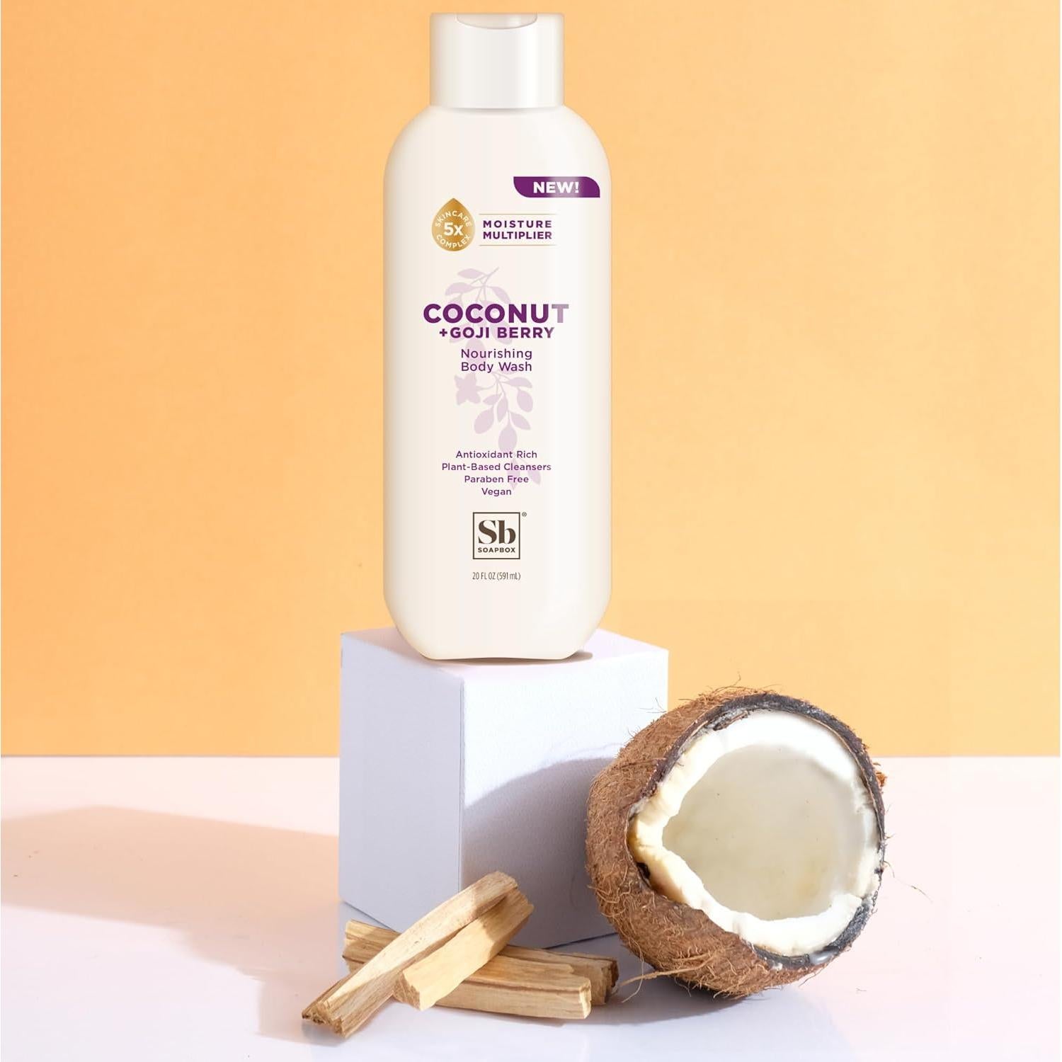 Jabón Líquido Hidratante Soapbox Coco y Baya de Goji Dúo 2x567g