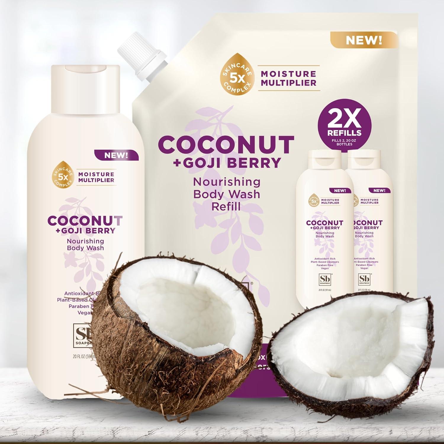 Jabón Líquido Hidratante Soapbox Coco y Baya de Goji Dúo 2x567g