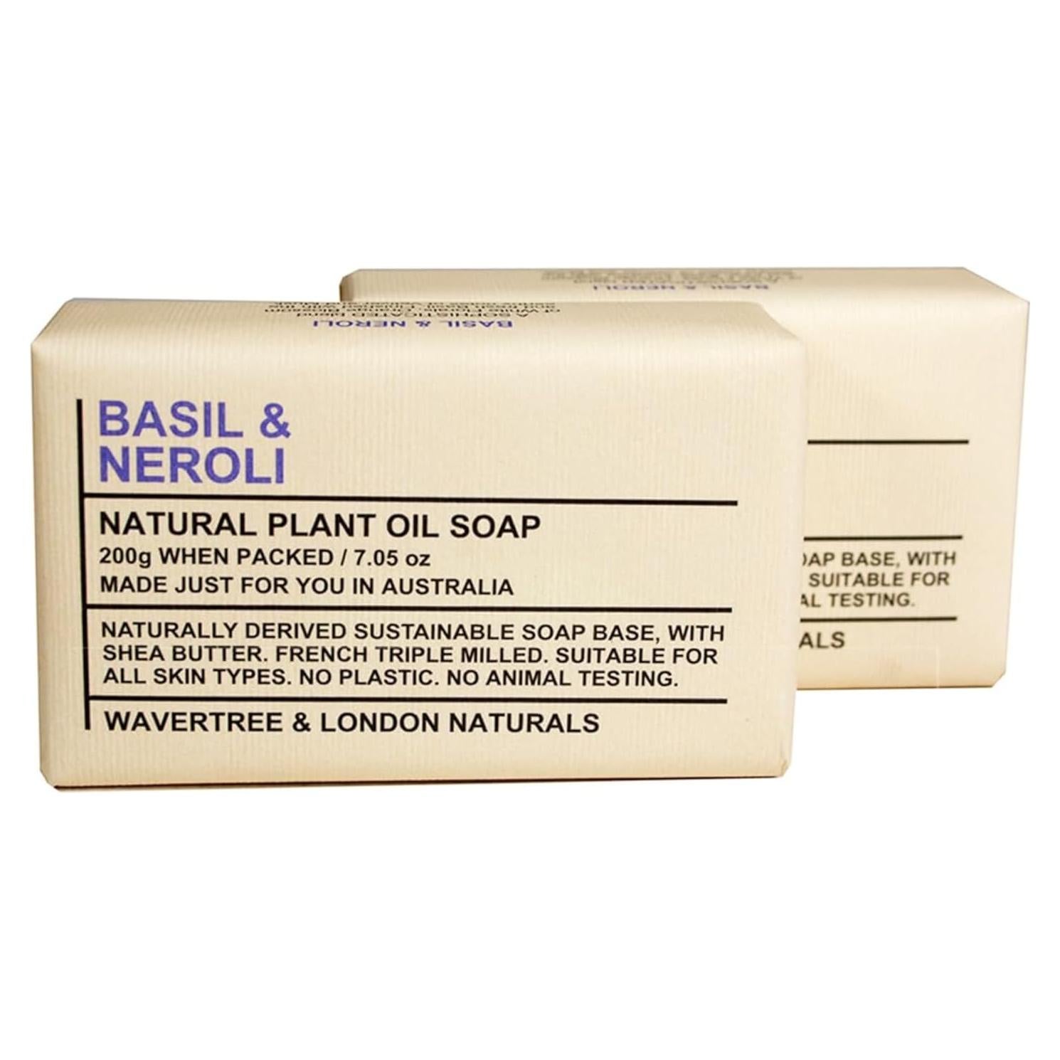 Jabones Naturales Wavertree & London Albahaca & Neroli 198g