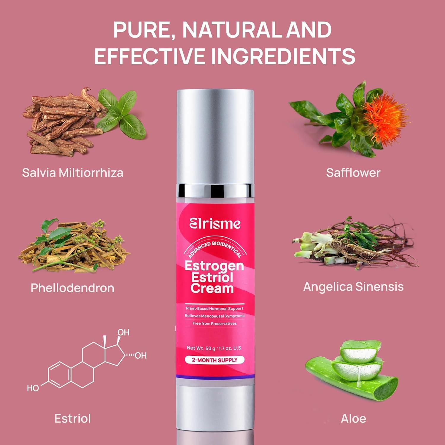 Crema de Estriol Elrisme 50ml - Alivio Menopausia y Salud Vaginal