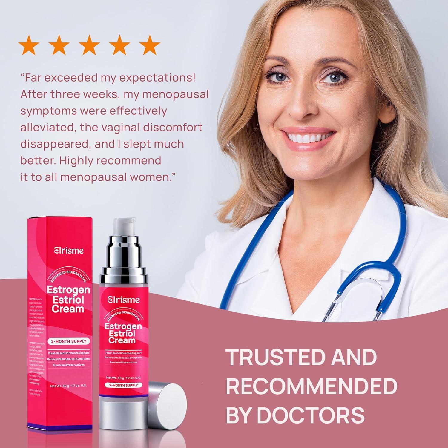 Crema de Estriol Elrisme 50ml - Alivio Menopausia y Salud Vaginal