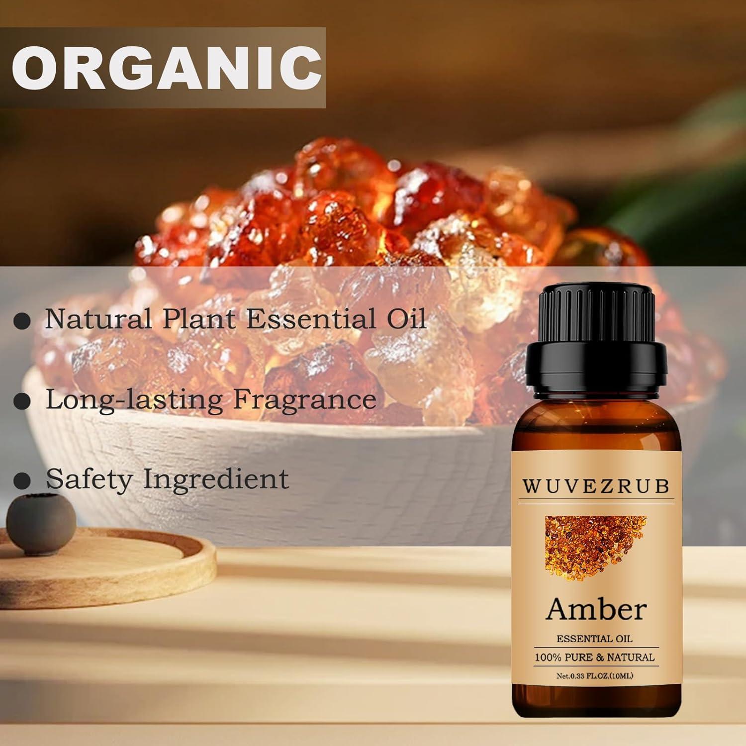 Aceite Esencial de Ámbar Orgánico 10ml - Puro y Natural