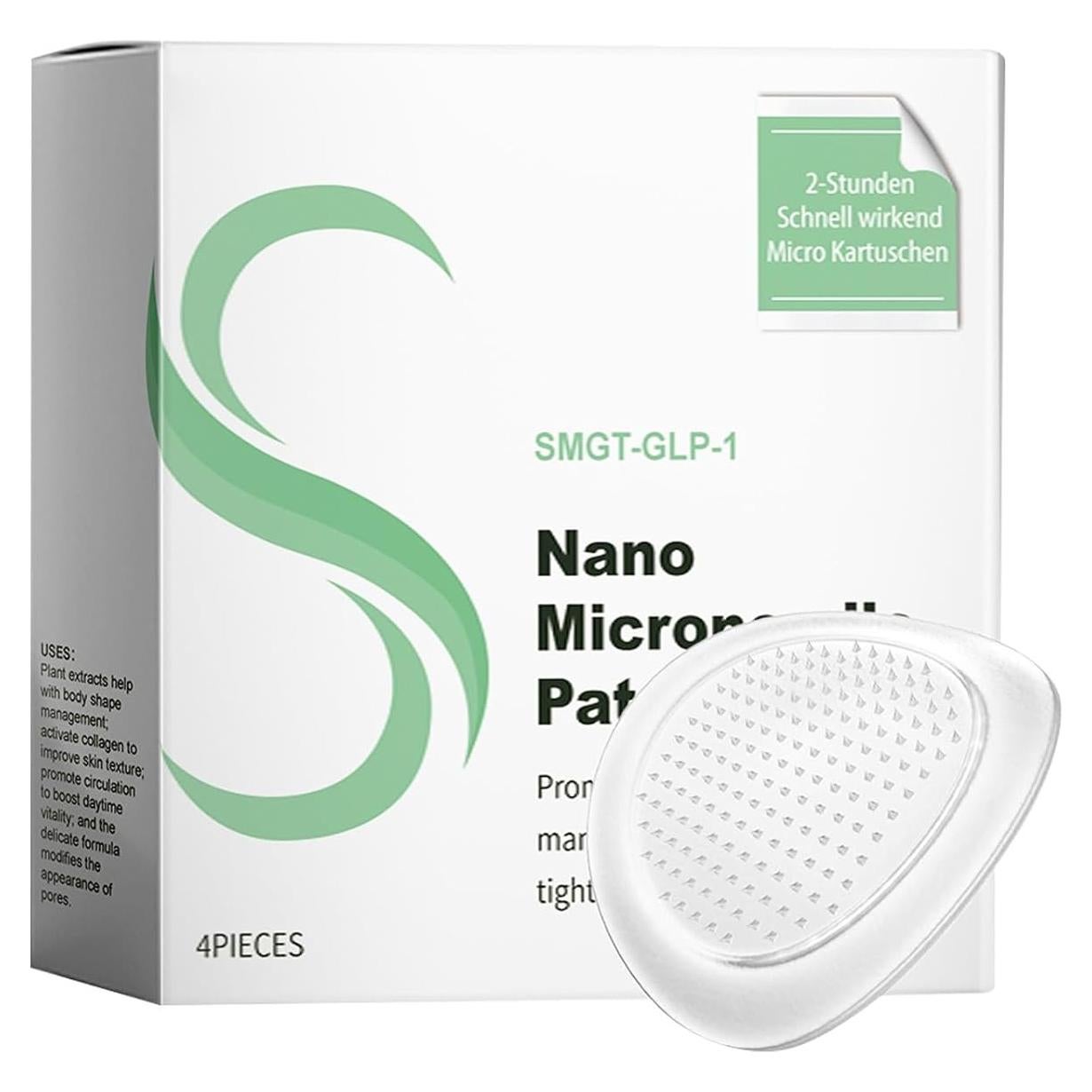 Parches Nano SMGT-GLP-1 para Cuidado de la Piel - 1 Caja